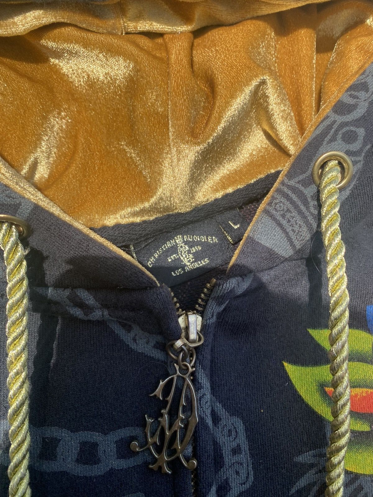 Christian Audigier Christian Audiger Hoodie Ed Hardy Y2K Womens L Size M / US 6-8 / IT 42-44 - 2 Thumbnail