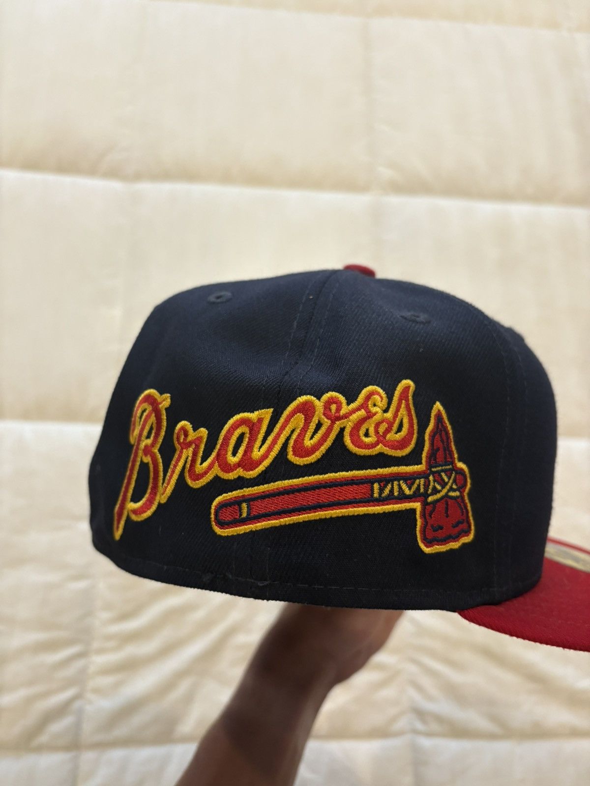 Lids Lids New Era Atlanta Braves Quavo WS Patch Fitted 7 5/8 Size ONE SIZE - 4 Thumbnail