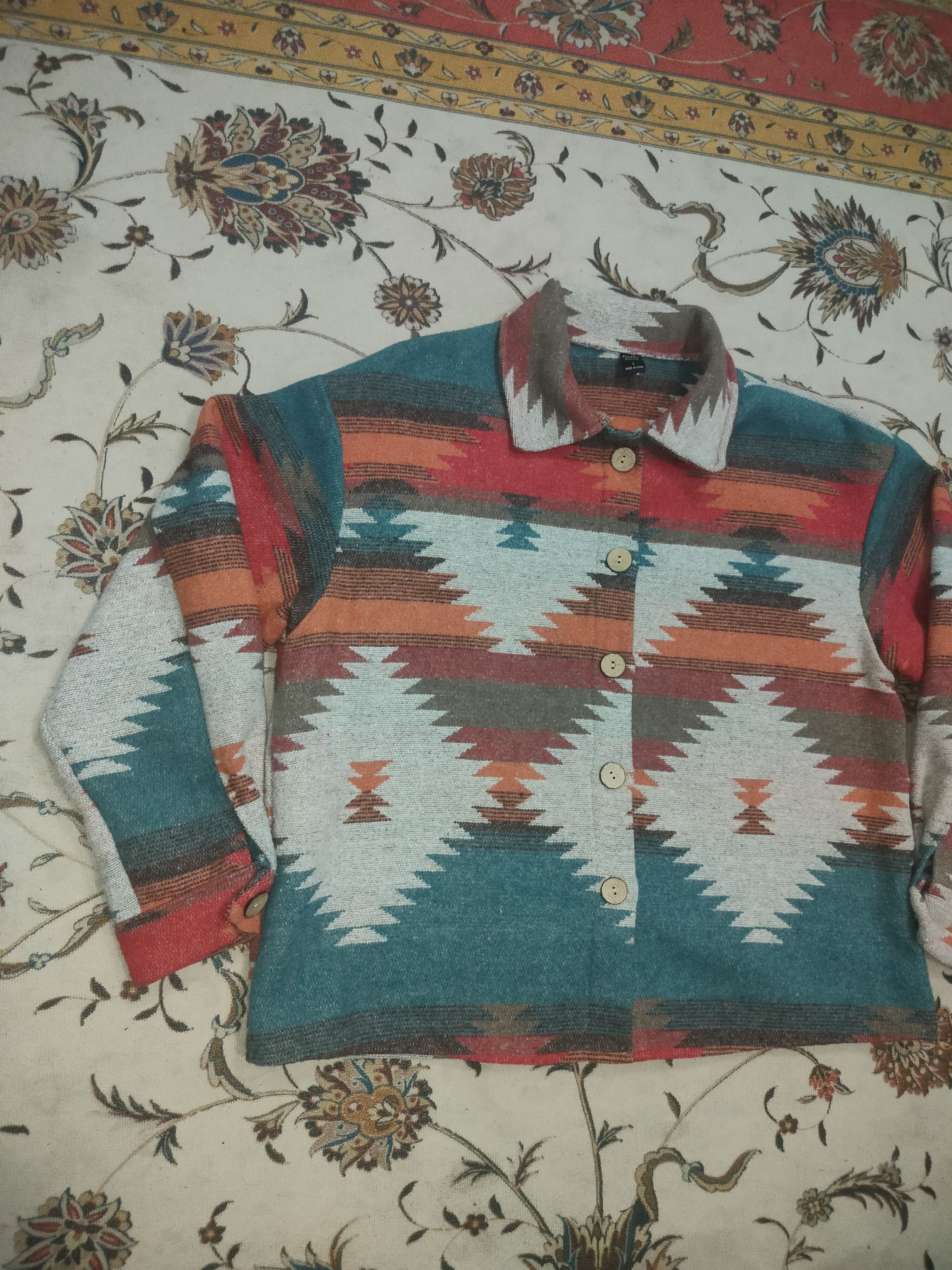 Other EMERY ROSE NAVAJO BUTTON UP JACKET Size US L / EU 52-54 / 3 - 2 Thumbnail