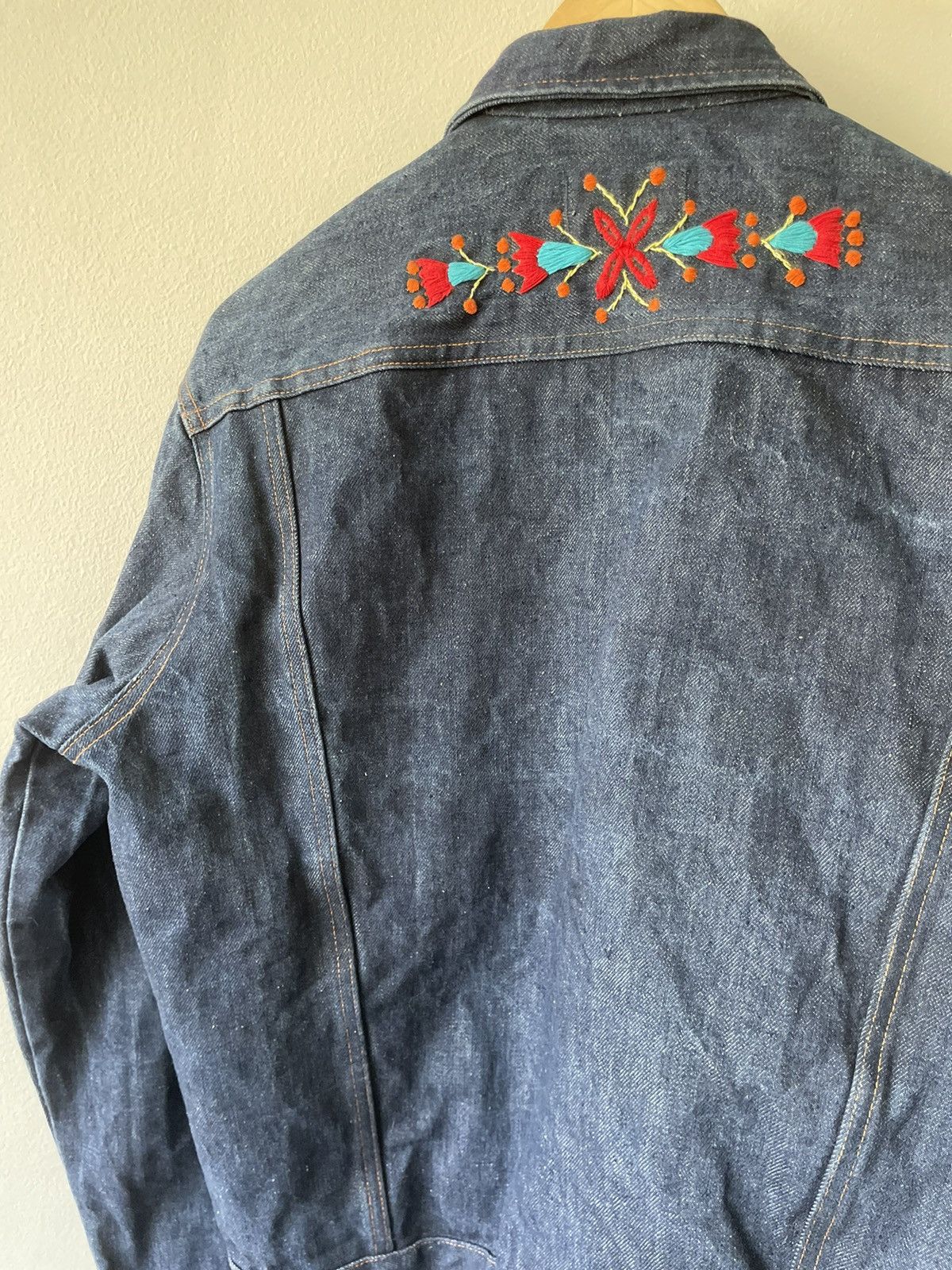 Vintage Vintage 60s Big Yank Western Style Sanforized Denim Jacket Size US L / EU 52-54 / 3 - 14 Thumbnail