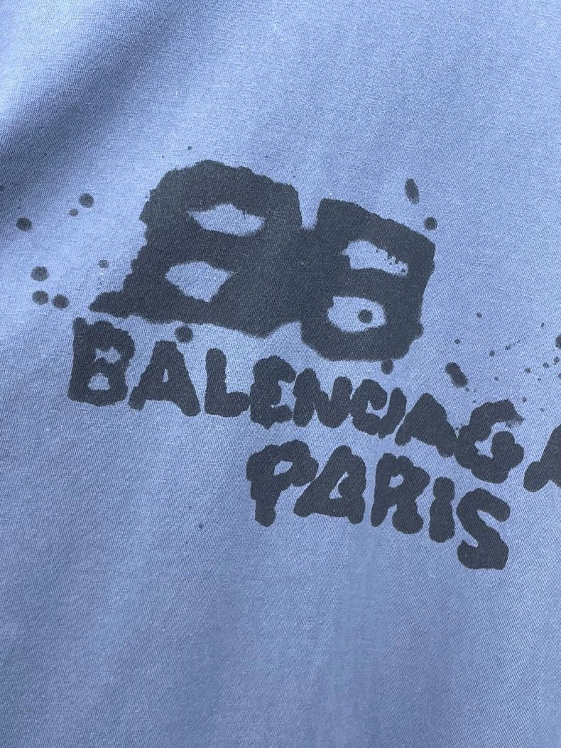Balenciaga Balenciaga Splashed Letter Graffiti Short Sleeve T-Shirt Size US S / EU 44-46 / 1 - 3 Thumbnail