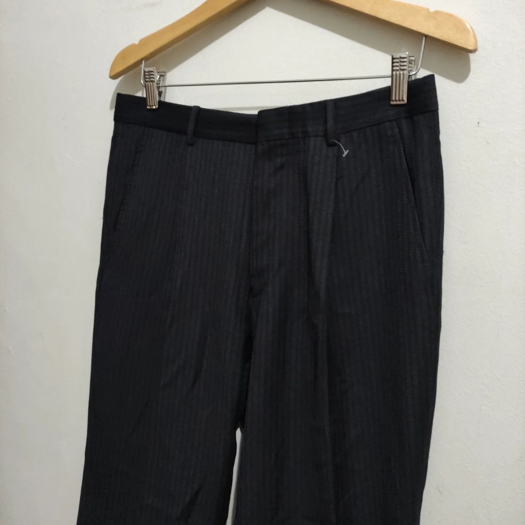 Versace Vintage Slacks Versace Wool Blend, Fine Line Motif Size US 32 / EU 48 - 16 Thumbnail