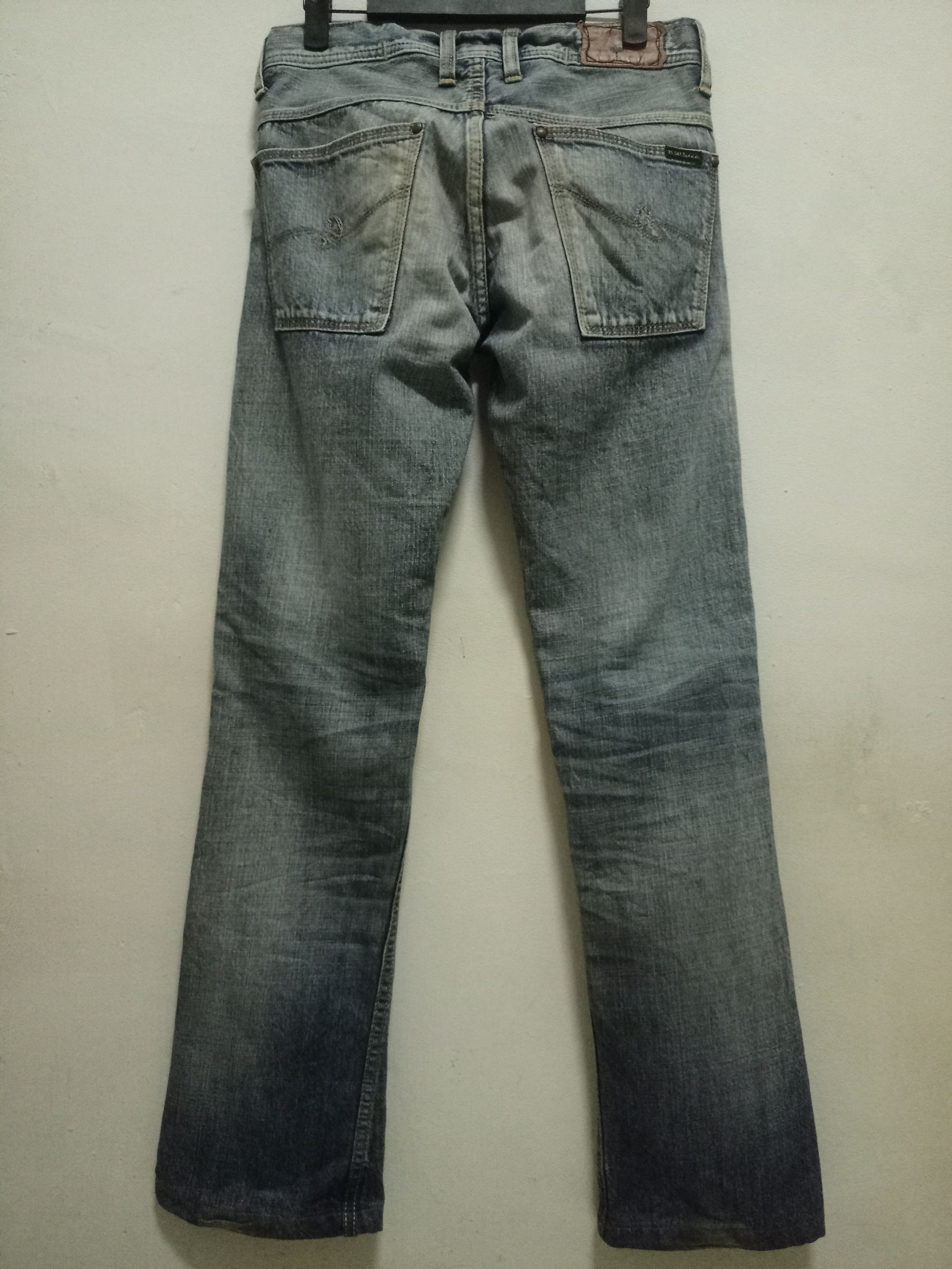 Japanese Brand Vintage Japanese BLUE WAY Distressed Flare Jeans Size US 30 / EU 46 - 2 Thumbnail