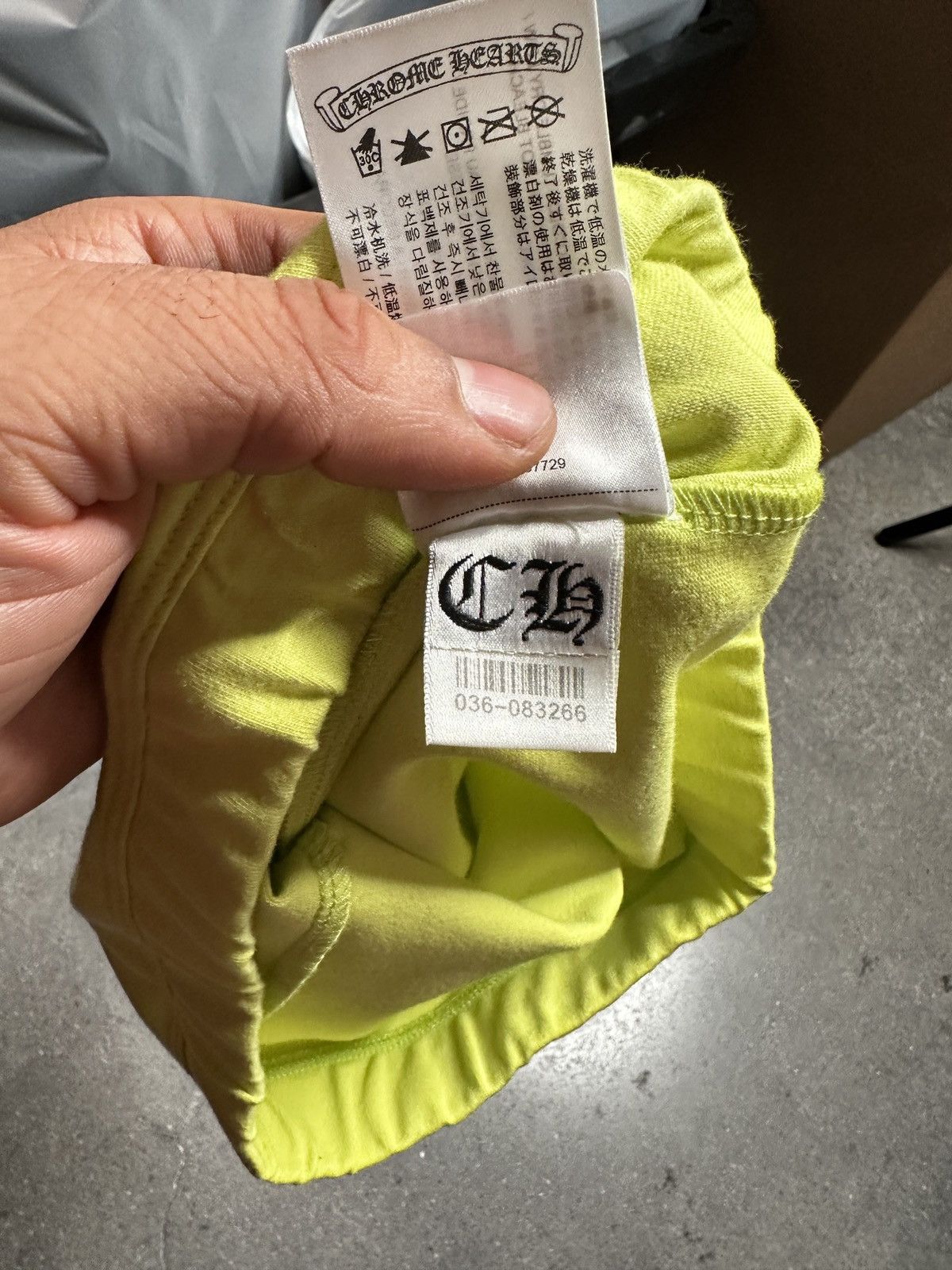 Chrome Hearts Chrome Hearts 99 Eyes Bike Short Acidick Green Size Small Size 30" / US 8 / IT 44 - 9 Thumbnail