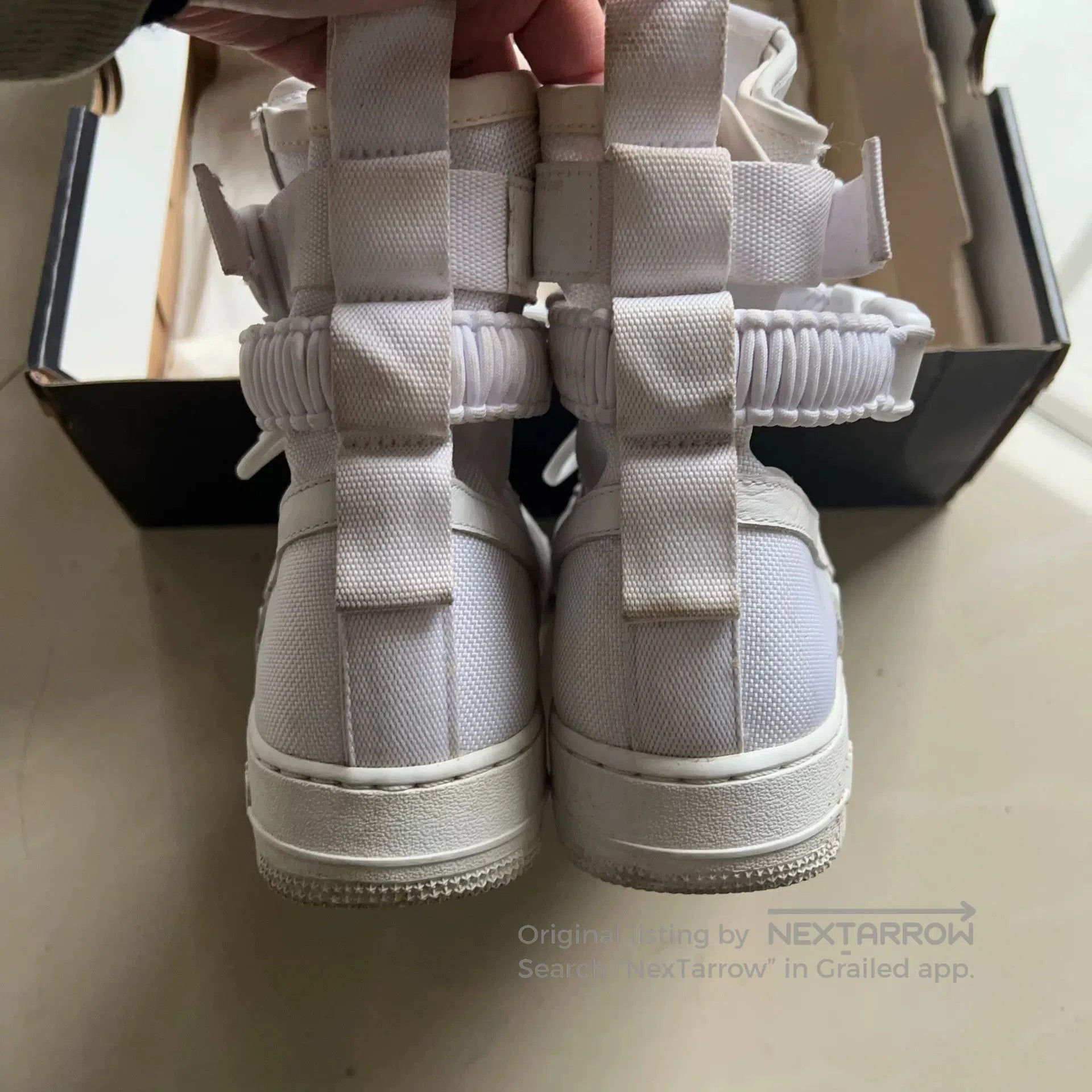 Nike Nike Air Force 1 High SF Triple White. Size US 9.5 / EU 42-43 - 4 Thumbnail