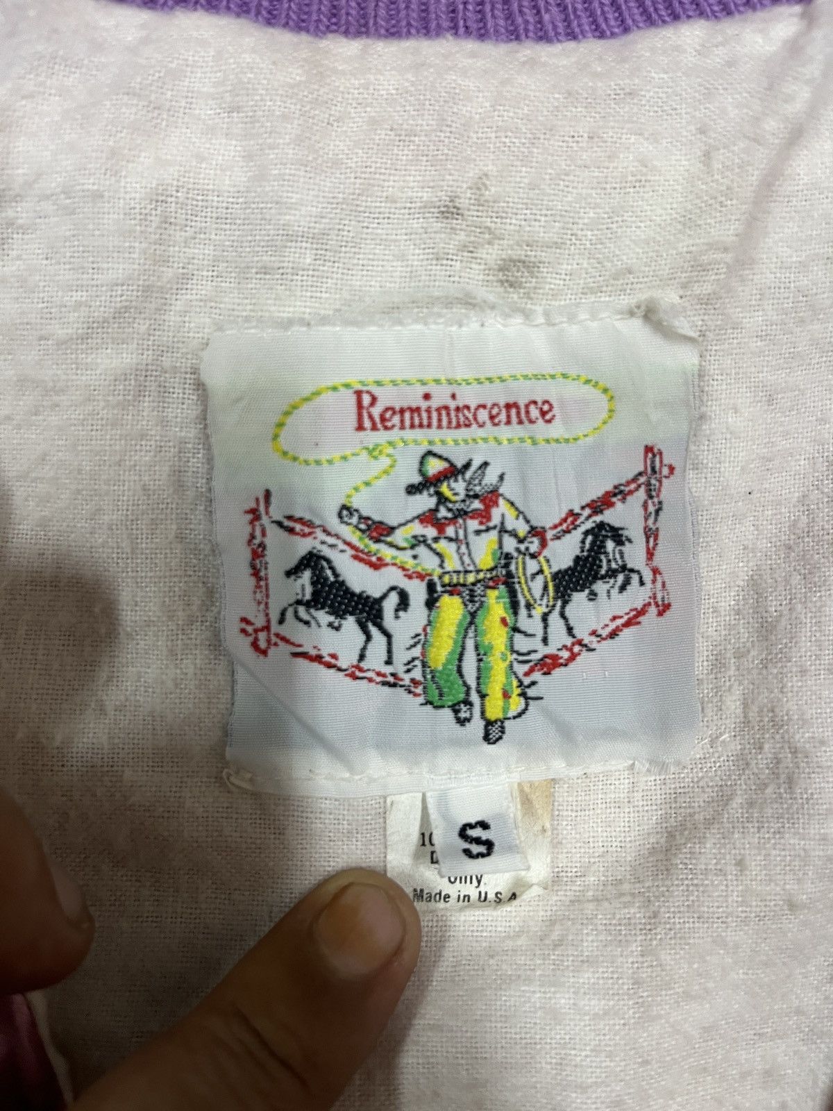 Vintage Vintage jacket reminiscene cowboy Size US S / EU 44-46 / 1 - 11 Thumbnail