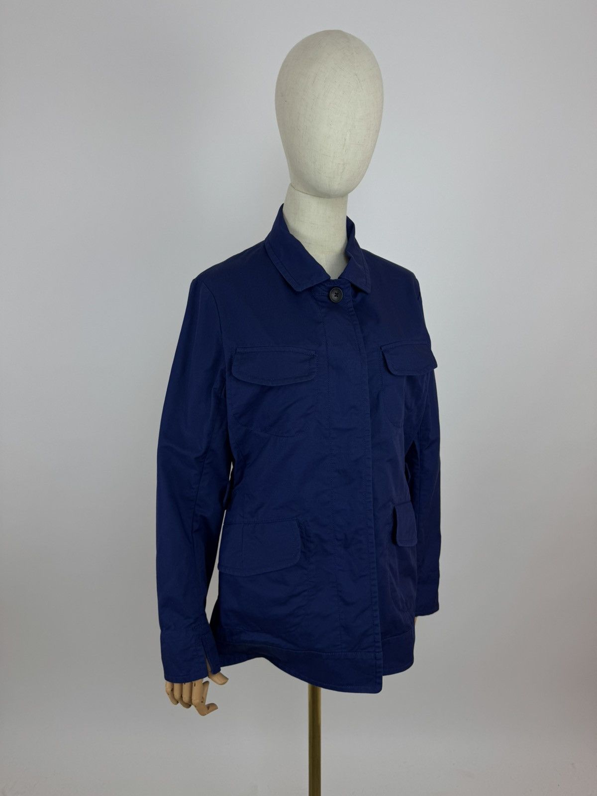 Japanese Brand × Jil Sander × Uniqlo Uniqlo Jil Sander Womens Jacket Toscana Pockets Cotton/Linen Size S / US 4 / IT 40 - 4 Thumbnail