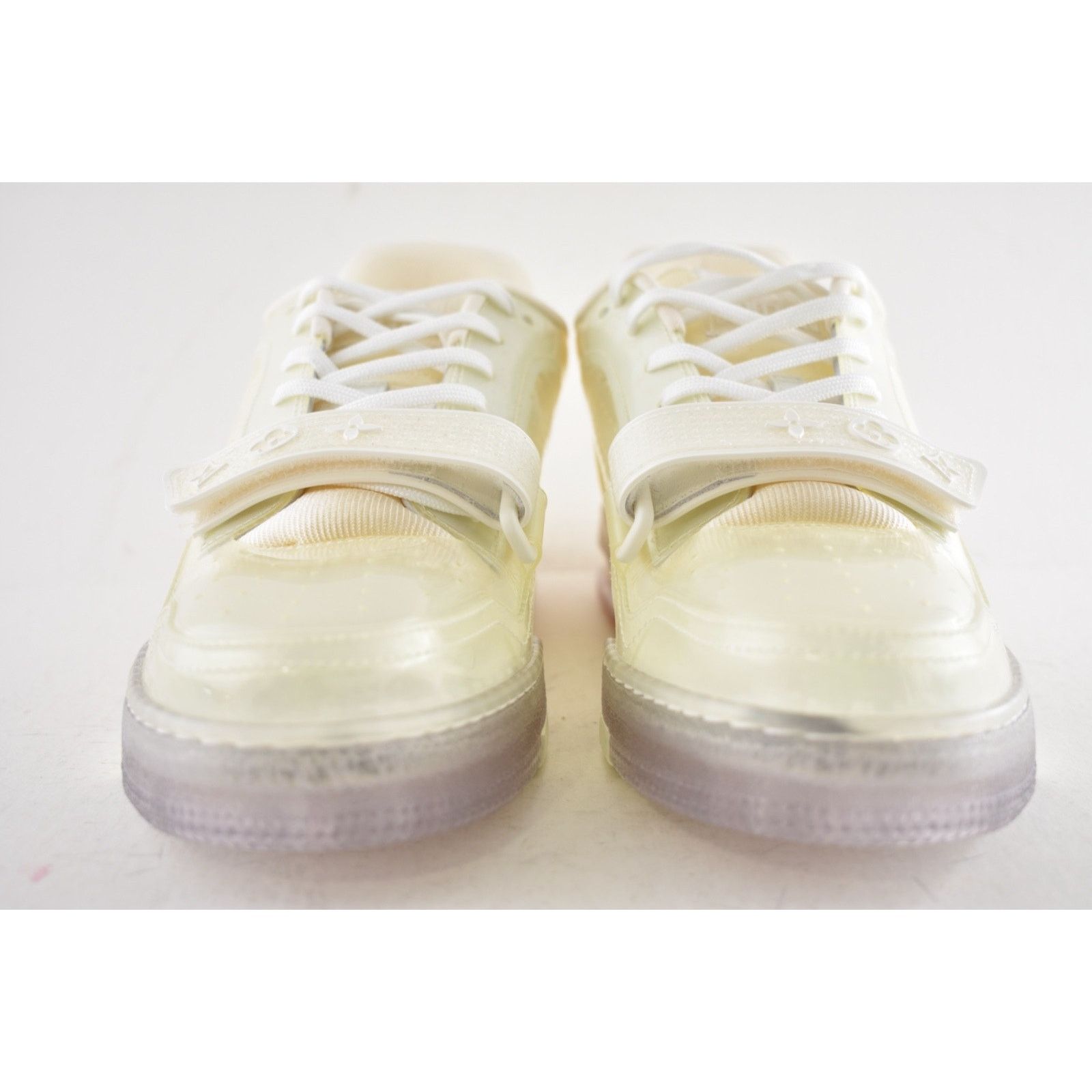 Louis Vuitton Louis Vuitton Transparent Clear PVC Strap Low Top Trainer Size US 9 / EU 42 - 10 Thumbnail