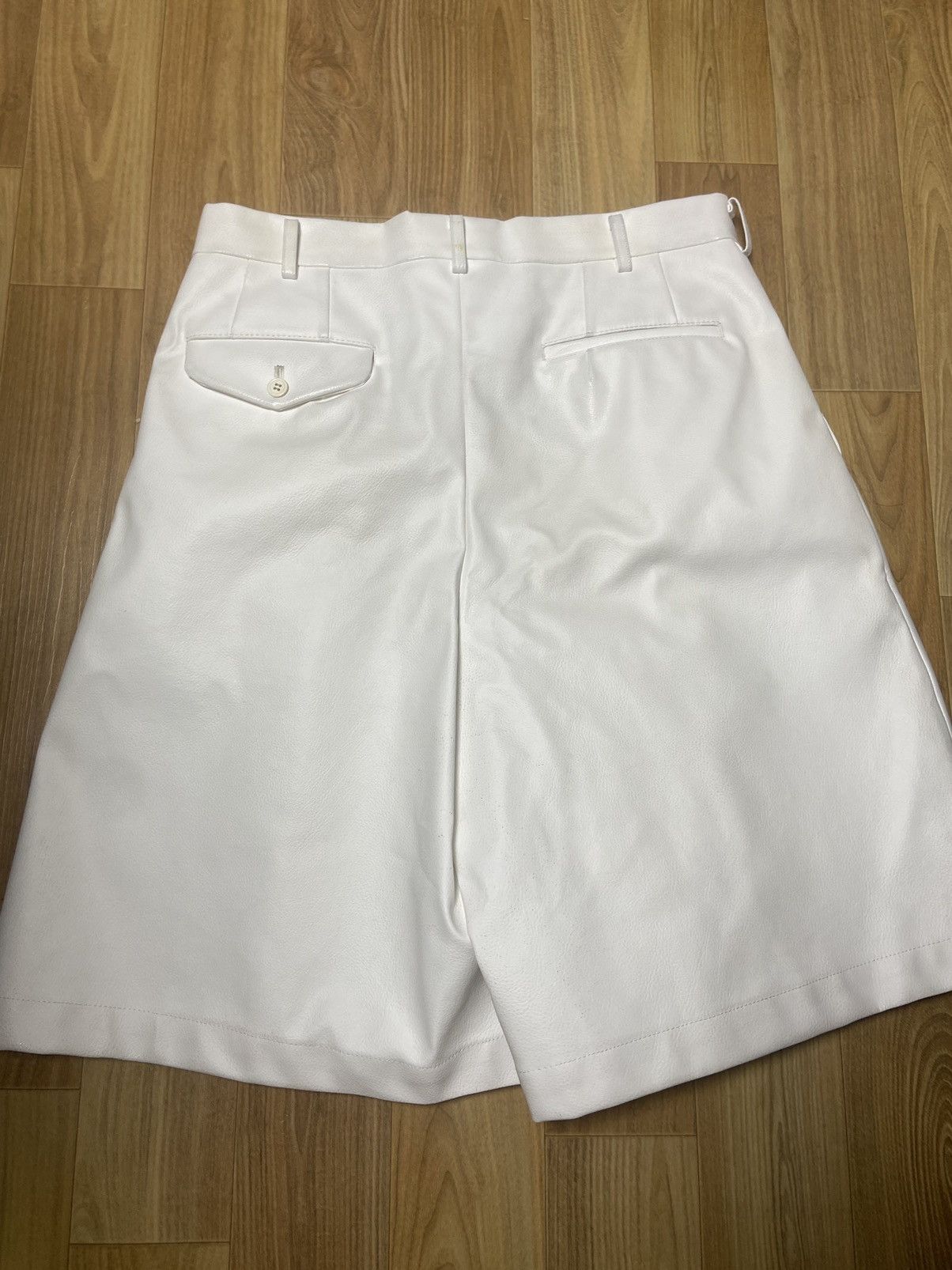 Comme des Garcons × Comme des Garcons Homme Plus M Comme des garcons Homme Plus vegan leather bermuda pants Size US 30 / EU 46 - 2 Thumbnail