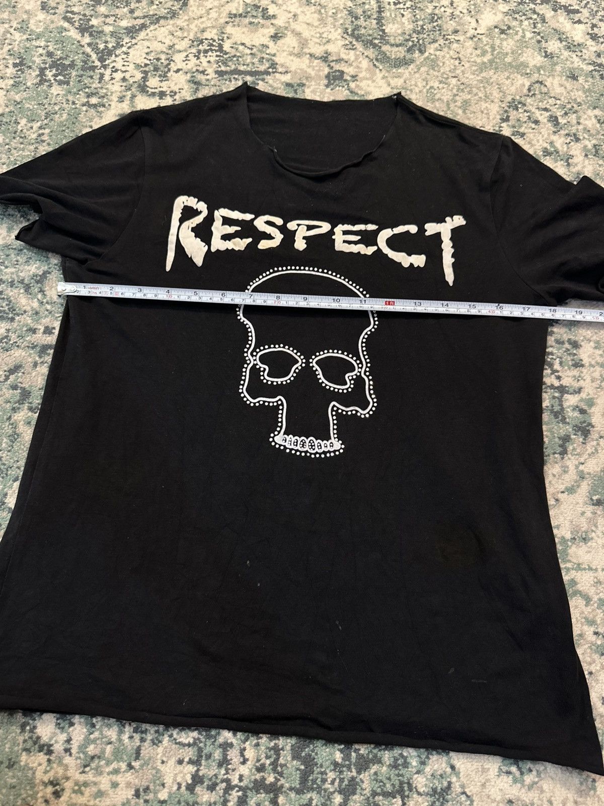 Lucien Pellat-Finet Lucien Pellat-Finet “Respect” Skull T-Shirt Size US S / EU 44-46 / 1 - 9 Thumbnail