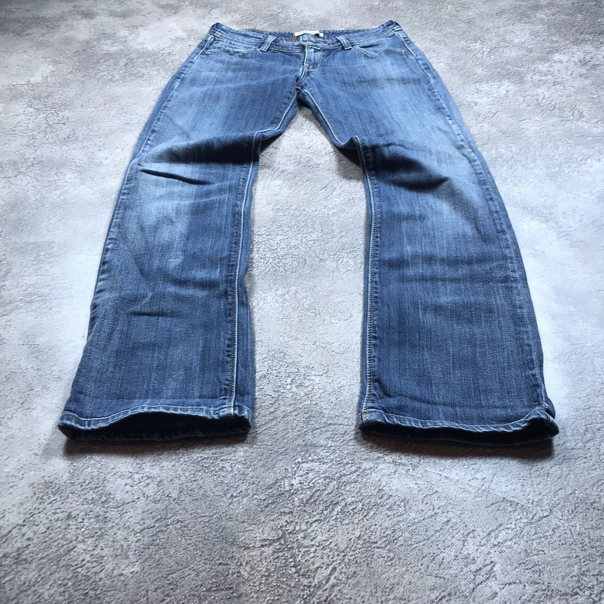 Vintage Vintage 90s Levis Baggy Wide Leg Distressed Jeans Grunge 30 Size US 30 / EU 46 - 1 Thumbnail