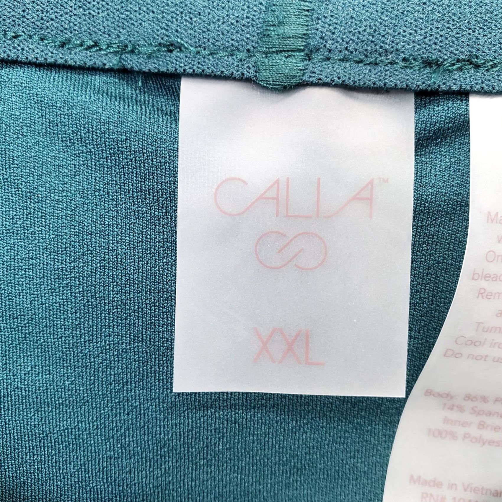 Vintage CALIA Running Shorts Womens XXL Green Athletic Relaxed Fit 3" Inseam Drawstring Womens XXL Green Athletic Relaxed Full Set Size 40" / US 18 - 6 Thumbnail