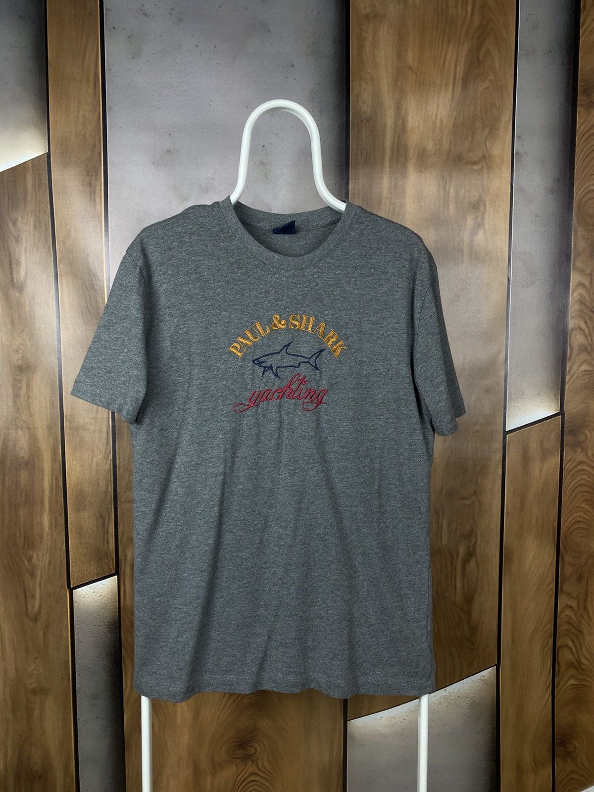 Paul & Shark 🦈T-Shirt Paul & Shark Made In Italy Big Logo Luxury Tee🦈 Size US L / EU 52-54 / 3 - 1 Thumbnail
