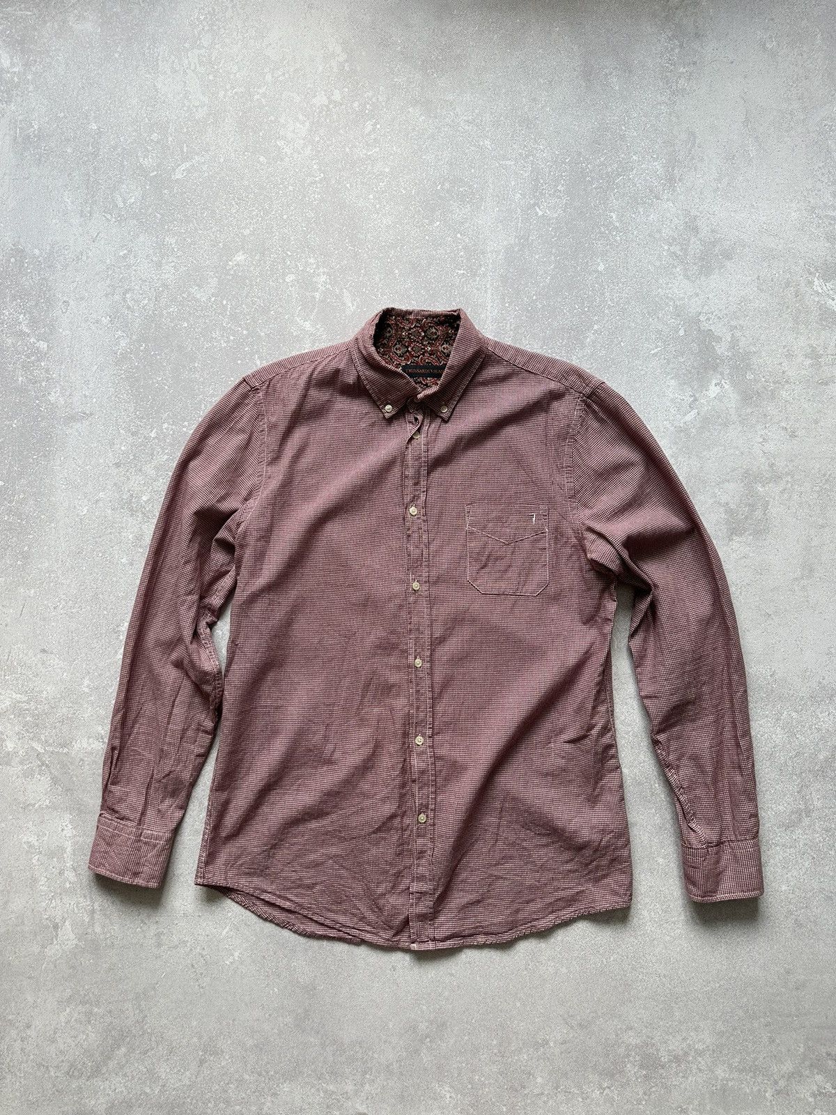 Trussardi × Vintage Shirt Long sleeve Trussardi Jeans Vintage Streetwear size 42 Size US L / EU 52-54 / 3 - 1 Thumbnail