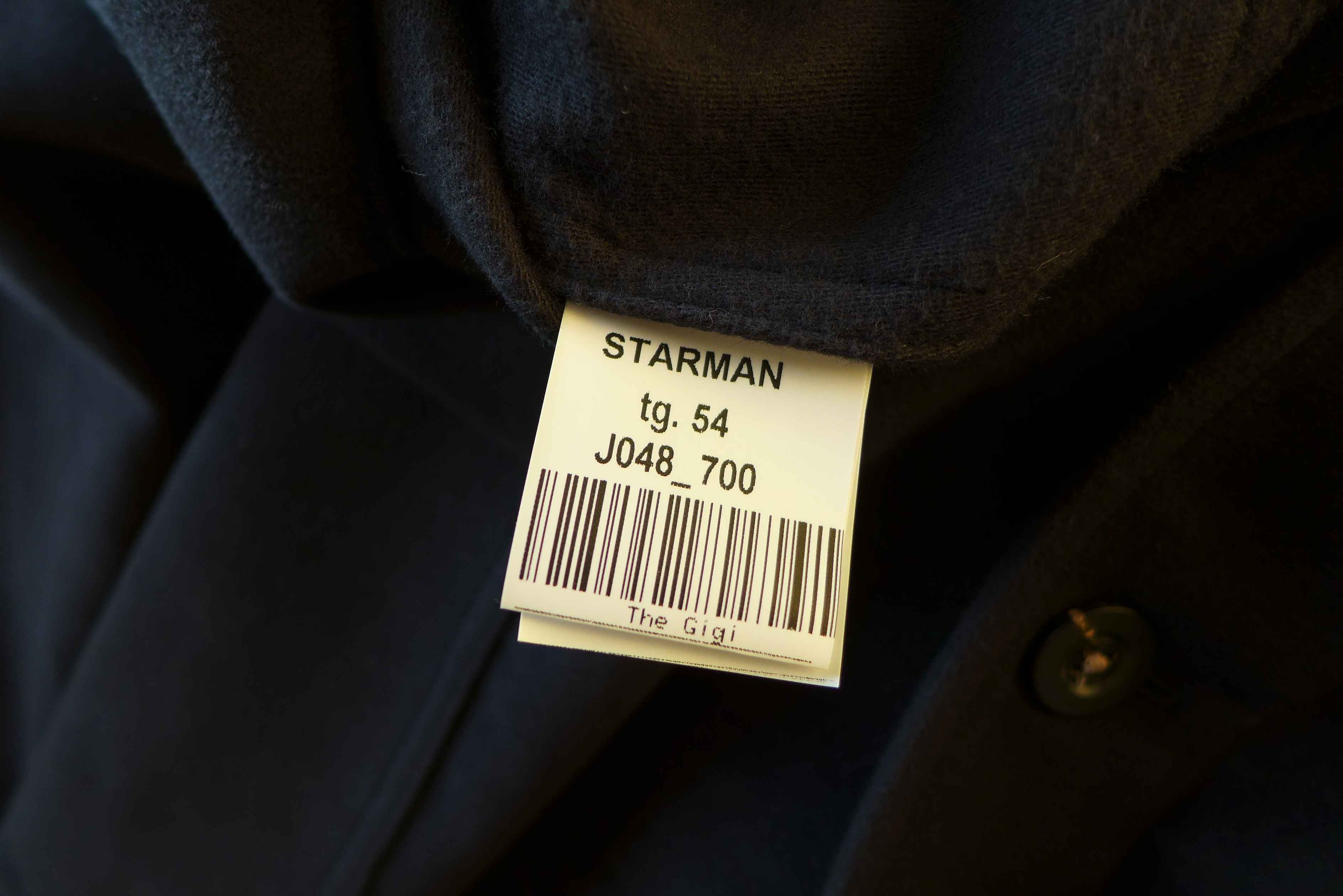 THE GIGI The Gigi Starman Jacket - Navy Cotton Moleskin Size US L / EU 52-54 / 3 - 13 Thumbnail