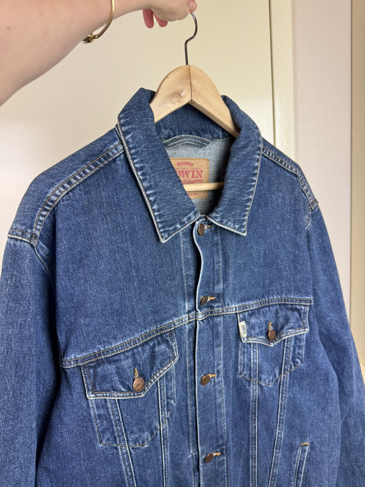 Edwin Edwin Japanese Selvedge Denim Vintage Jacket Filson Coat XXL Size US XXL / EU 58 / 5 - 15 Thumbnail