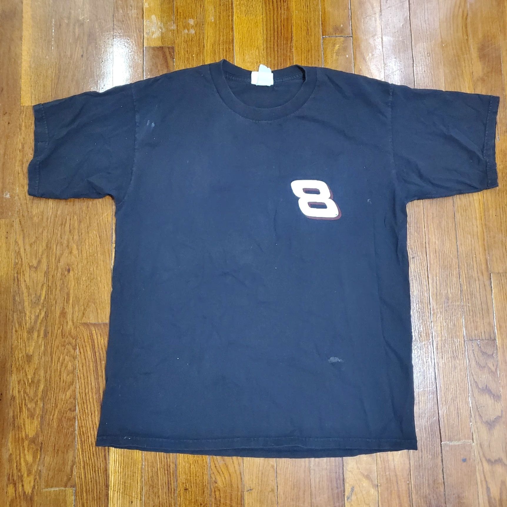 NASCAR VINTAGE Dale Earnhardt Jr. T-Shirt Short Sleeve Graphic Print 2000s Black Large Mens Shirtsz Large NASCAR 90s Cars Sports Double-Sided Size US L / EU 52-54 / 3 - 4 Thumbnail