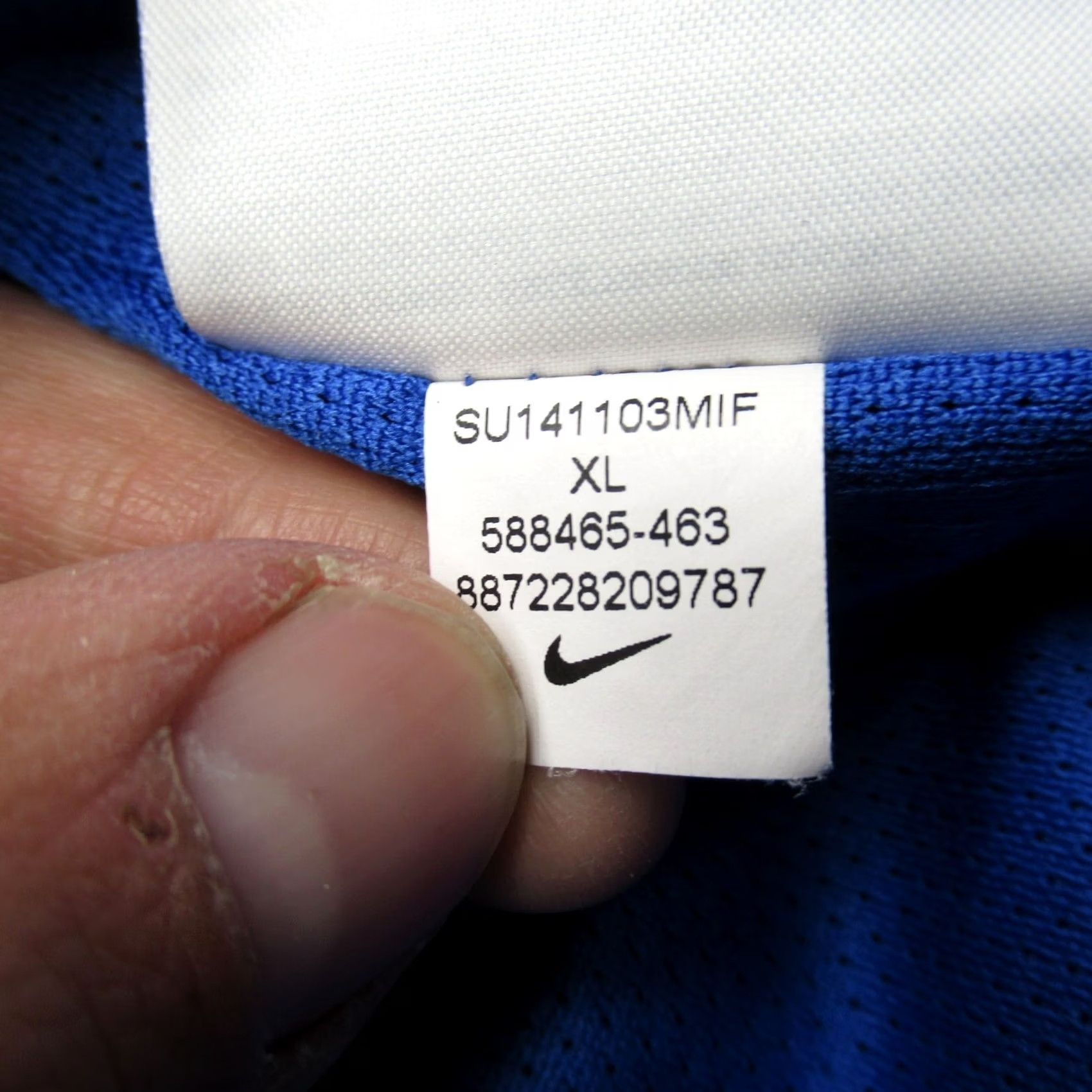 Nike Nike Dri-FIT Jacket Mens XL Royal Blue Zip Soccer Hockey Squad Training Golf Size US XL / EU 56 / 4 - 5 Thumbnail
