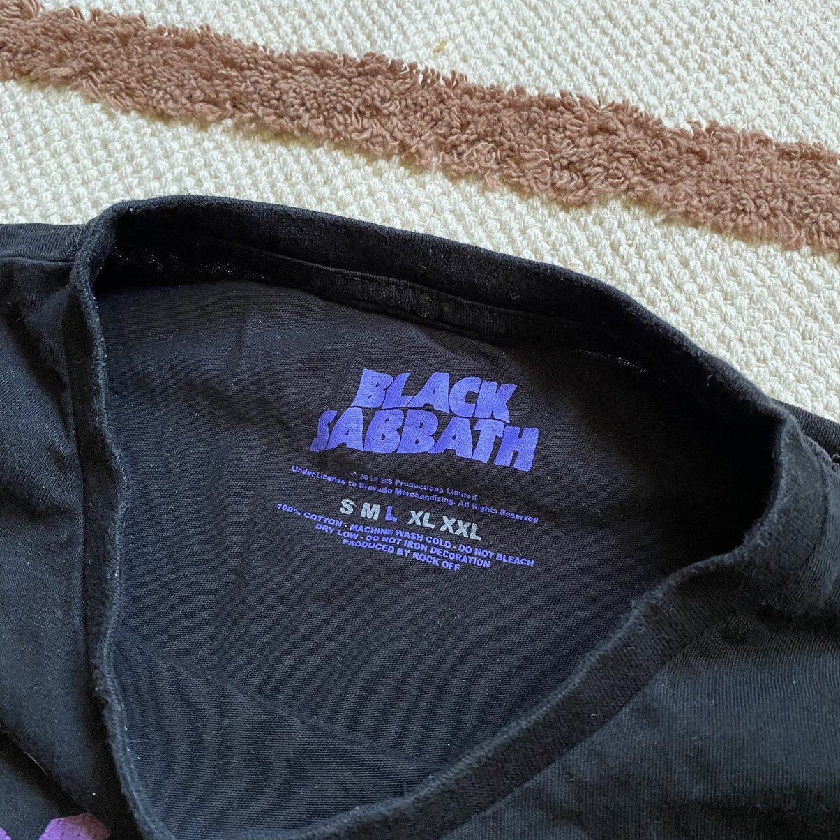 Band Tees BLACK SABBATH Y2K PURPLE LOGO T SHIRT Size US M / EU 48-50 / 2 - 3 Thumbnail