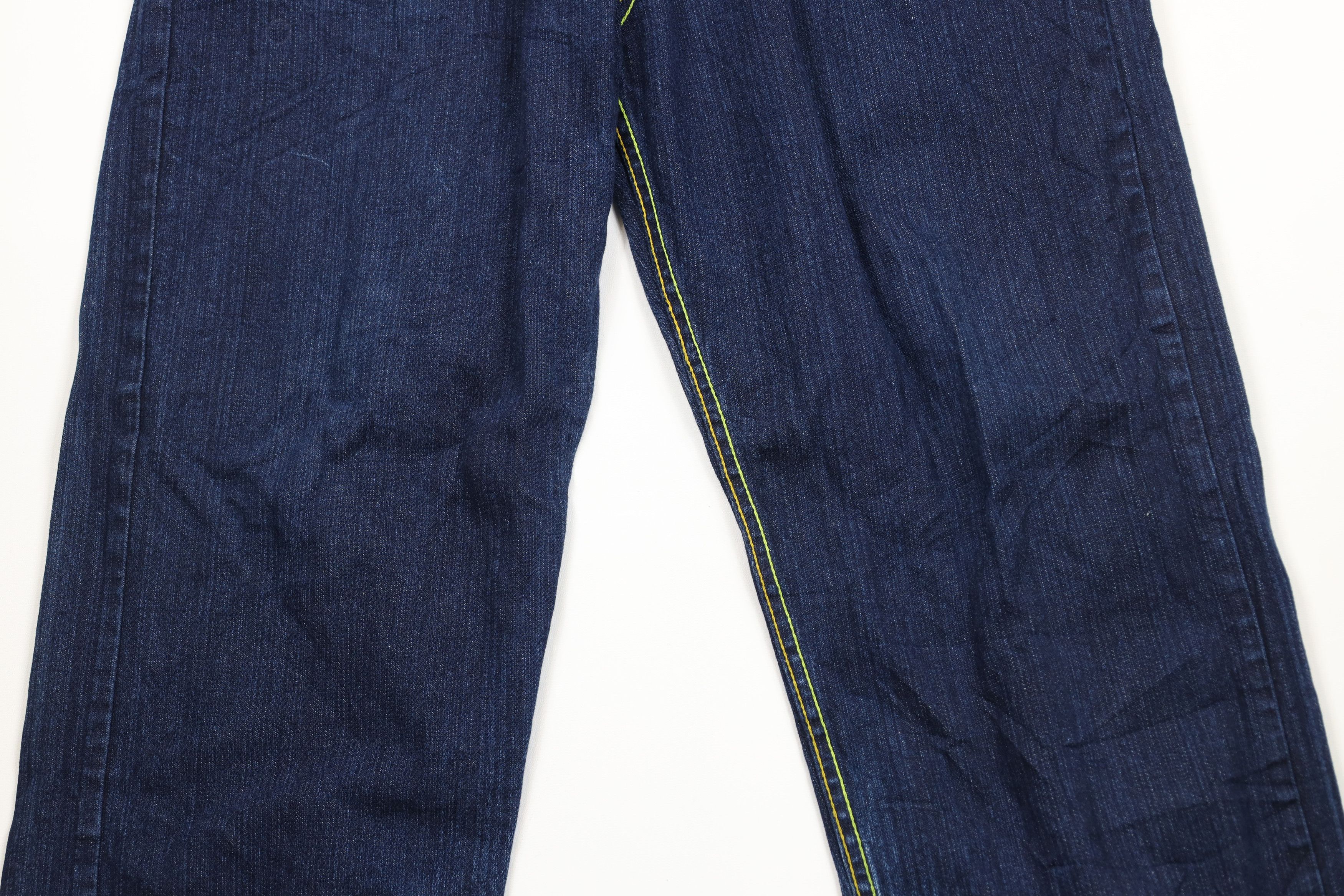 Vintage Vintage 90s Y2K Streetwear Fit Wide Leg Denim Jeans Blue Size US 36 / EU 52 - 3 Thumbnail