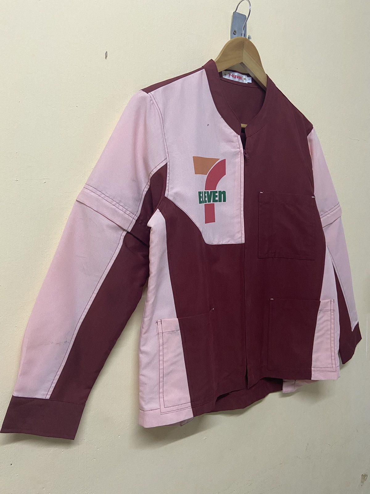 Japanese Brand × Vintage Vintage 7Eleven Uniform Zipper Short/Long Shirt Size US M / EU 48-50 / 2 - 2 Thumbnail
