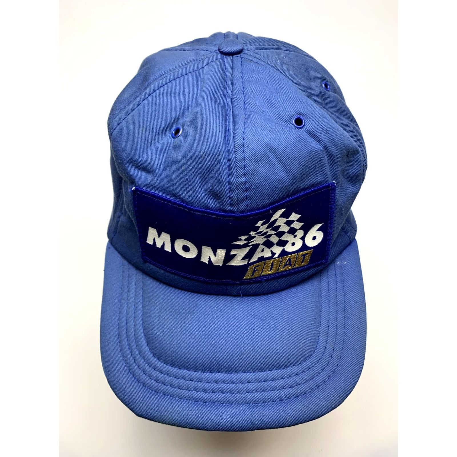 Vintage Fiat Monza 86 Vintage Adjustable Snapback Cap Men One Size Blue Cap 1986 Vintage Fiat Monza 86 Snapback Men Blue Size ONE SIZE - 4 Thumbnail