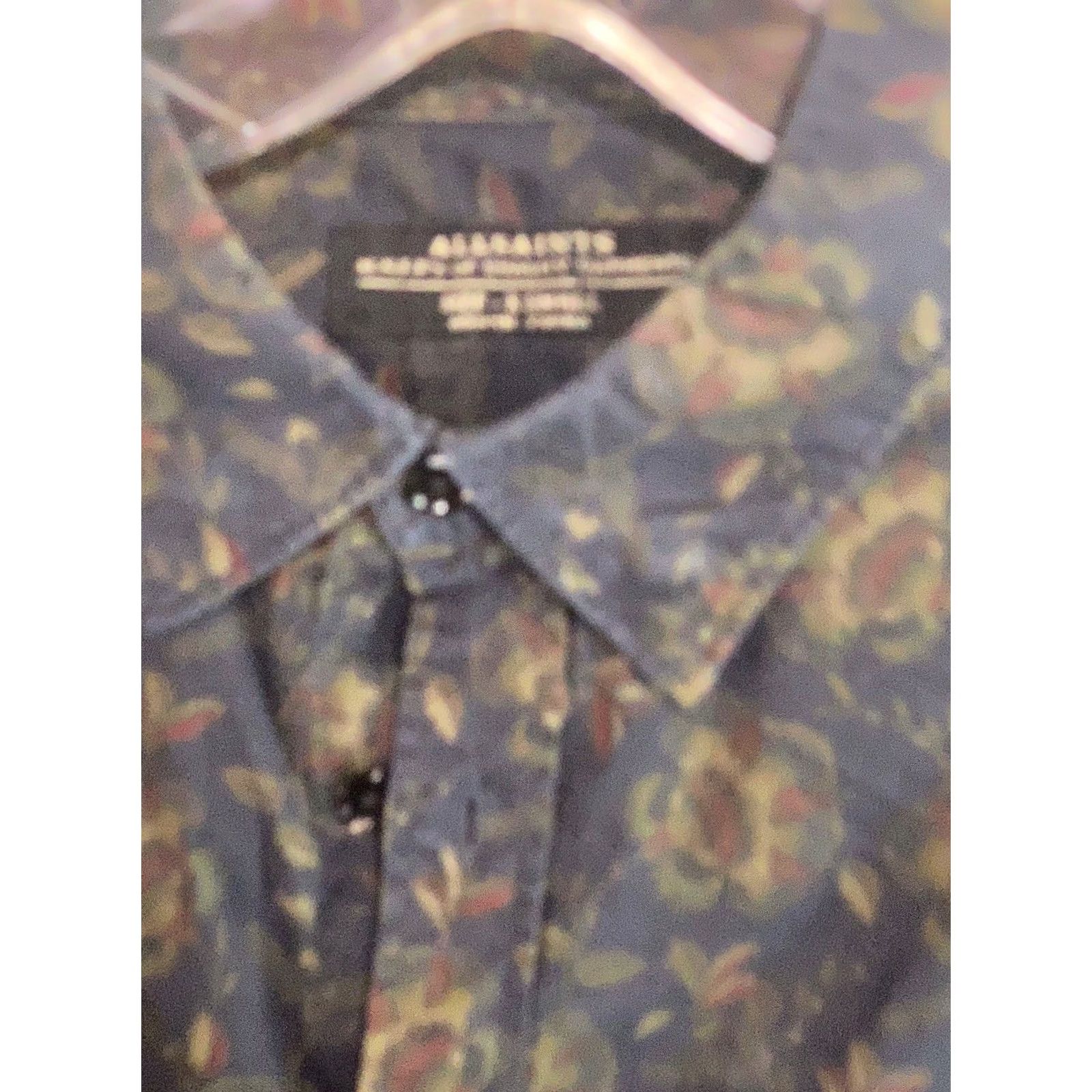 Allsaints Allsaints Shirt XS Long Sleeve Floral Bold Extra Small Men Size US XS / EU 42 / 0 - 3 Thumbnail