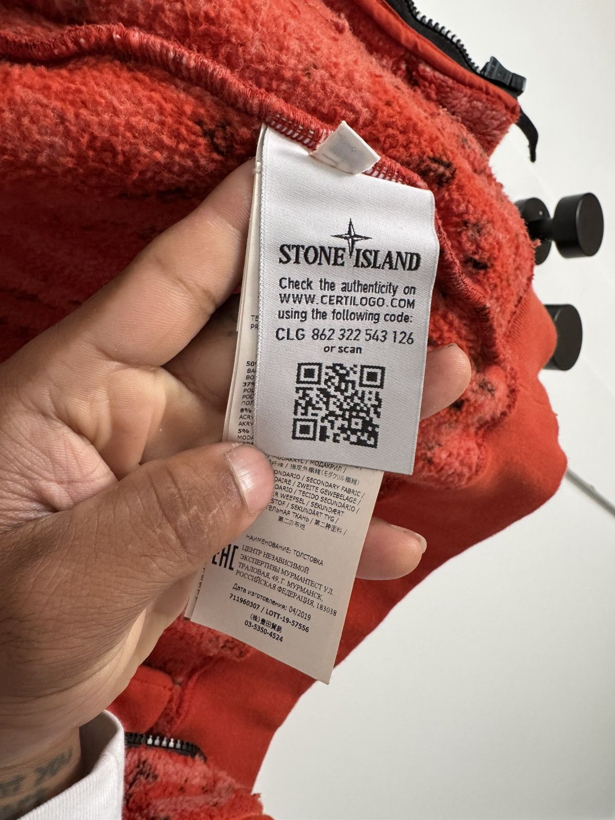Stone Island Stone Island Fleece Hoodie Size US S / EU 44-46 / 1 - 4 Thumbnail