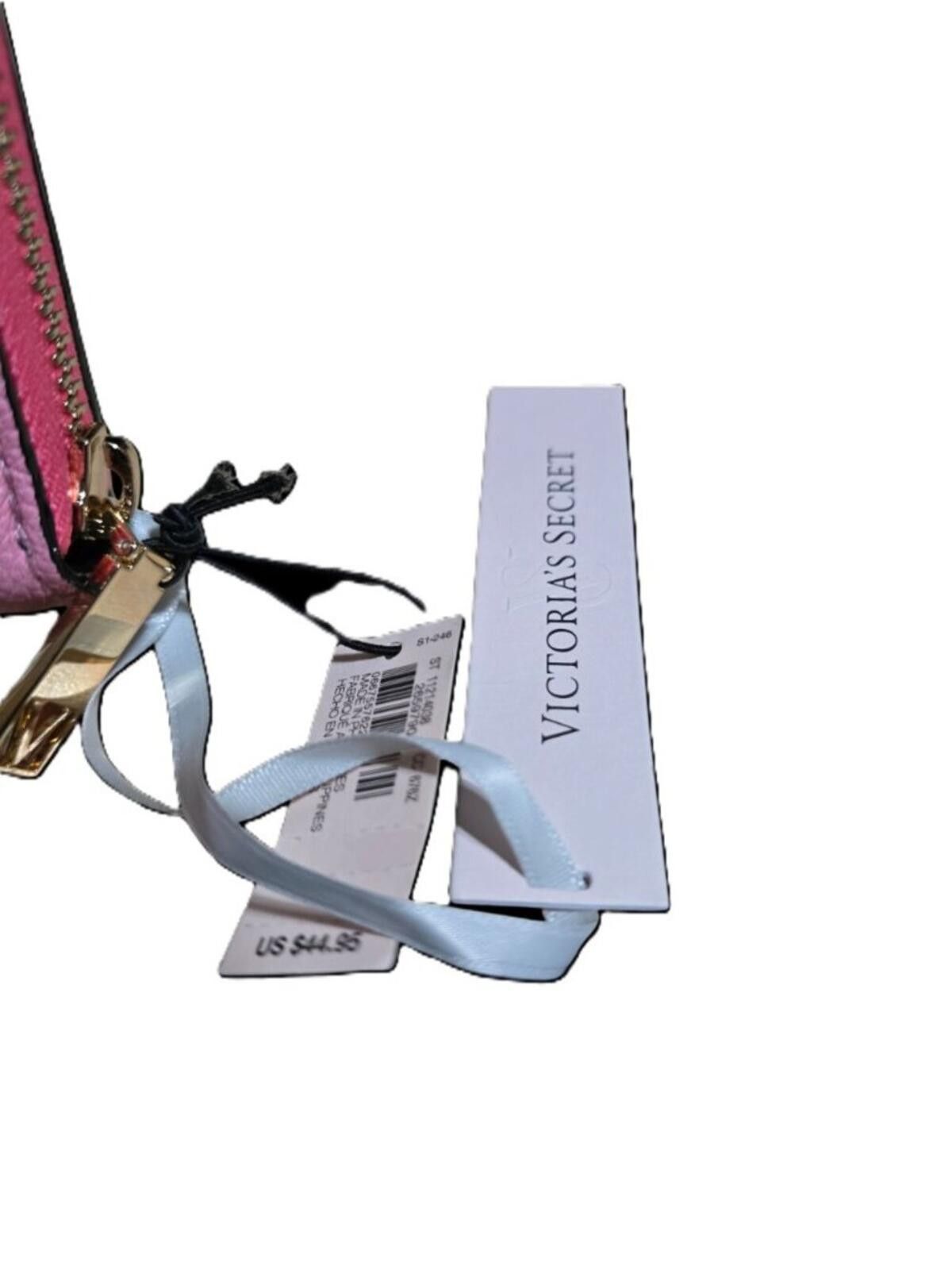 Other Victoria Secret Pink & White Striped Zip Around Wallet Size ONE SIZE - 5 Thumbnail