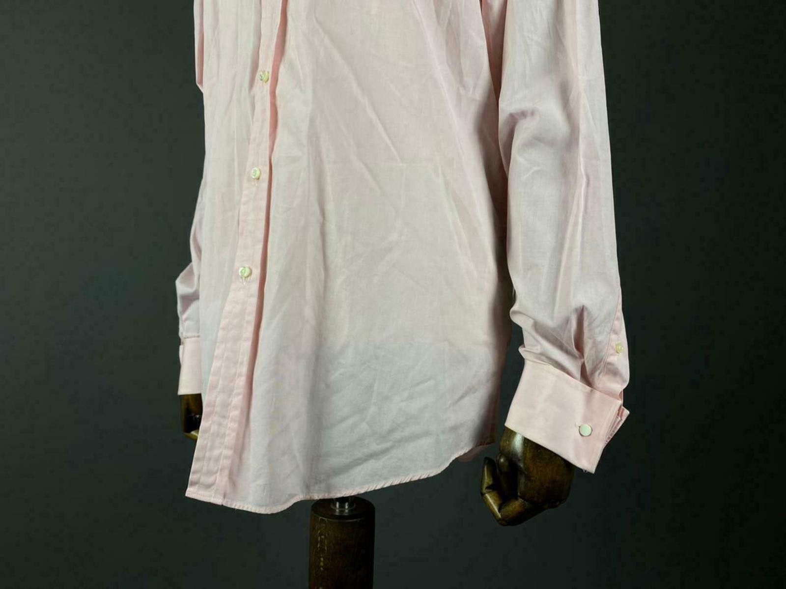 Ralph Lauren Black Label Men Ralph Lauren Black Label Pink Cuff Dress Shirt Size 16.5 Size US M / EU 48-50 / 2 - 4 Thumbnail
