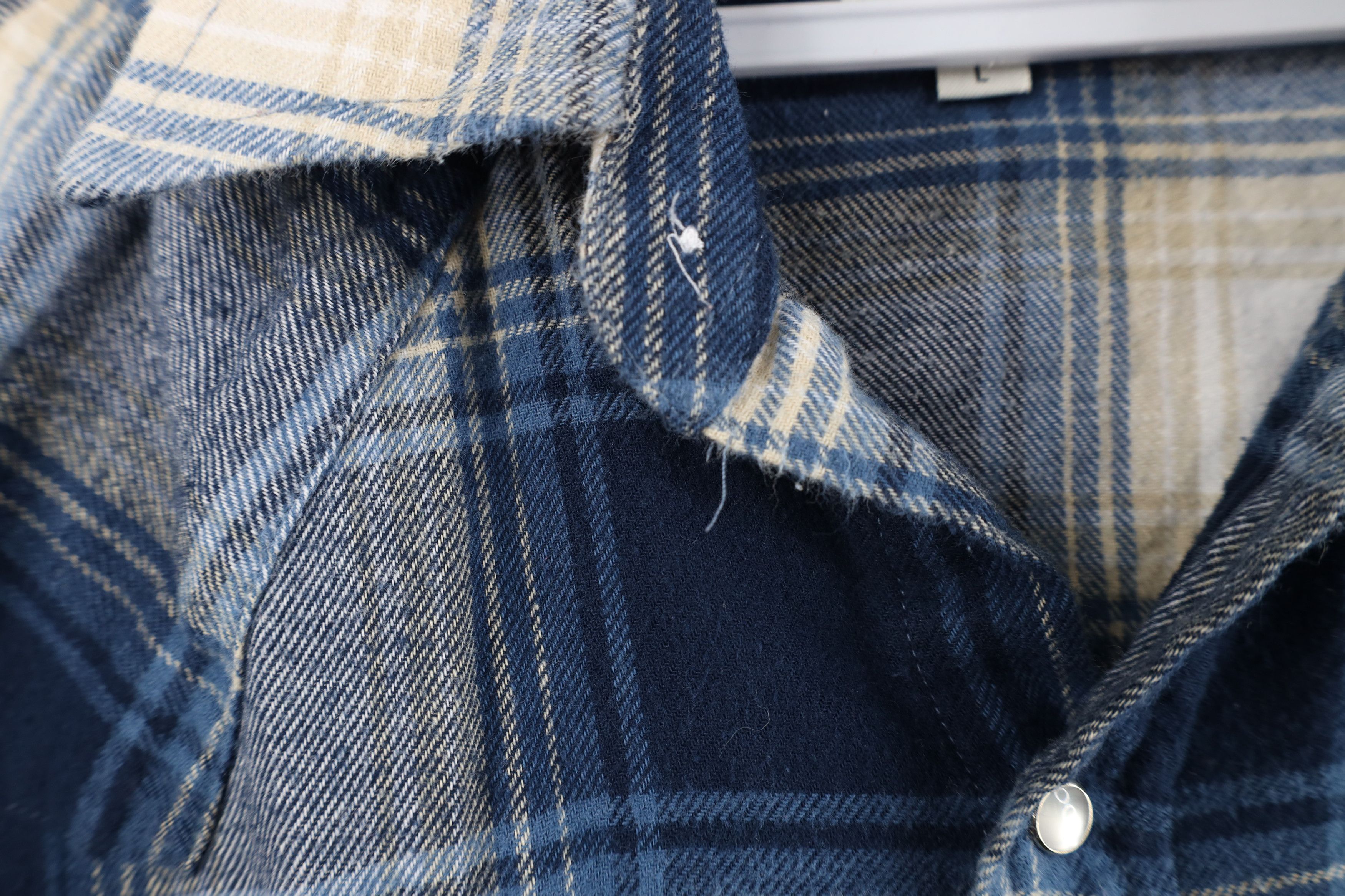 Vintage Vintage 90s Streetwear Rodeo Flannel Button Shirt Plaid Size US L / EU 52-54 / 3 - 7 Thumbnail