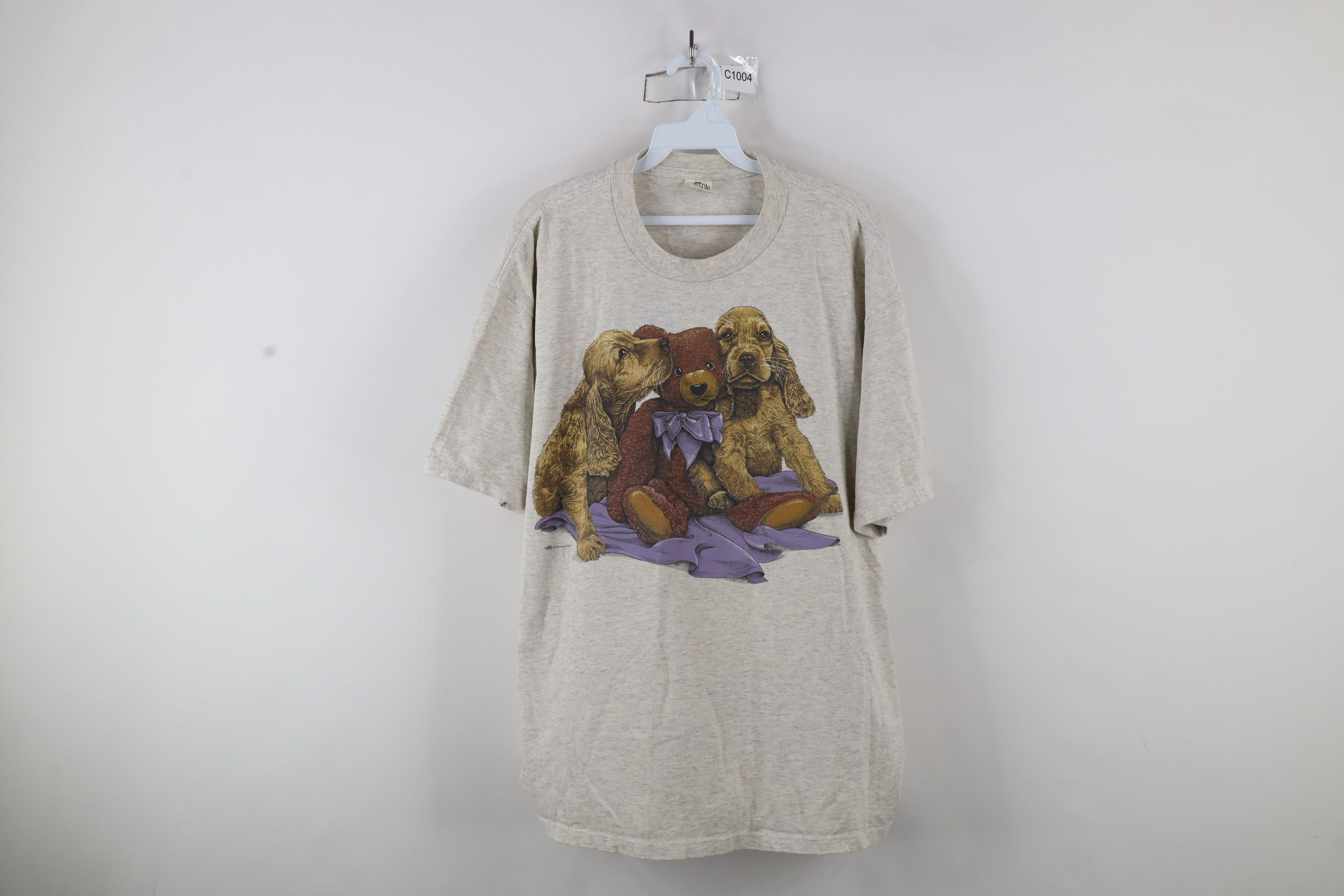 Vintage Vintage 90s Streetwear Teddy Bear Short Sleeve T-Shirt USA Size XL / US 12-14 / IT 48-50 - 1 Thumbnail