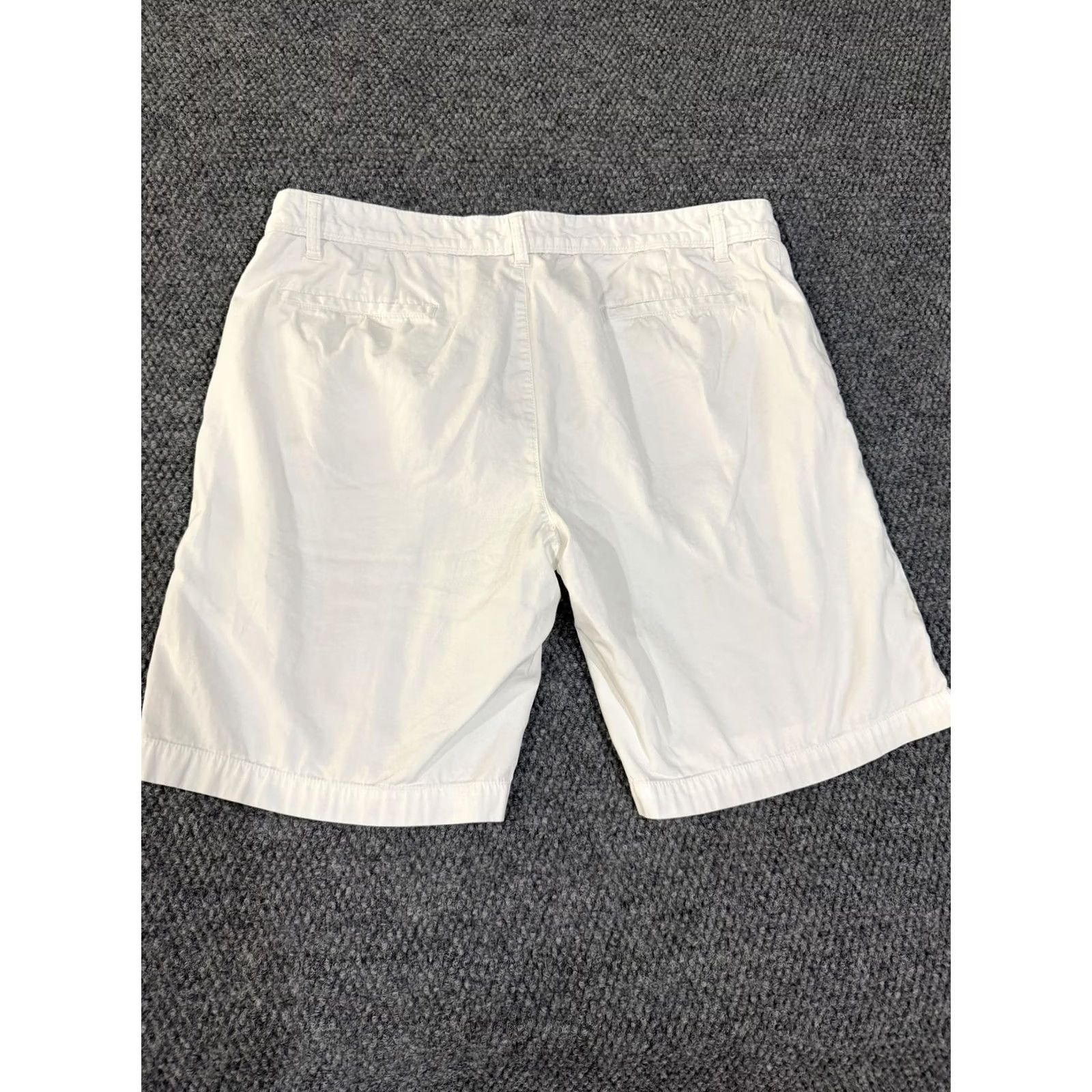 Original Penguin Original Penguin Shorts Mens 38 White Chino Cotton Casual Summer Flat Front Pockets Vintage No Womens Mens BoysGirls Size US 38 / EU 54 - 7 Thumbnail