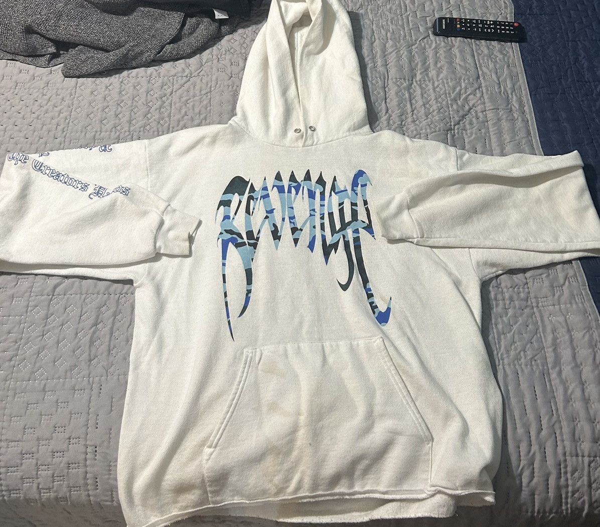 Revenge blue camo hoodie new arrivals