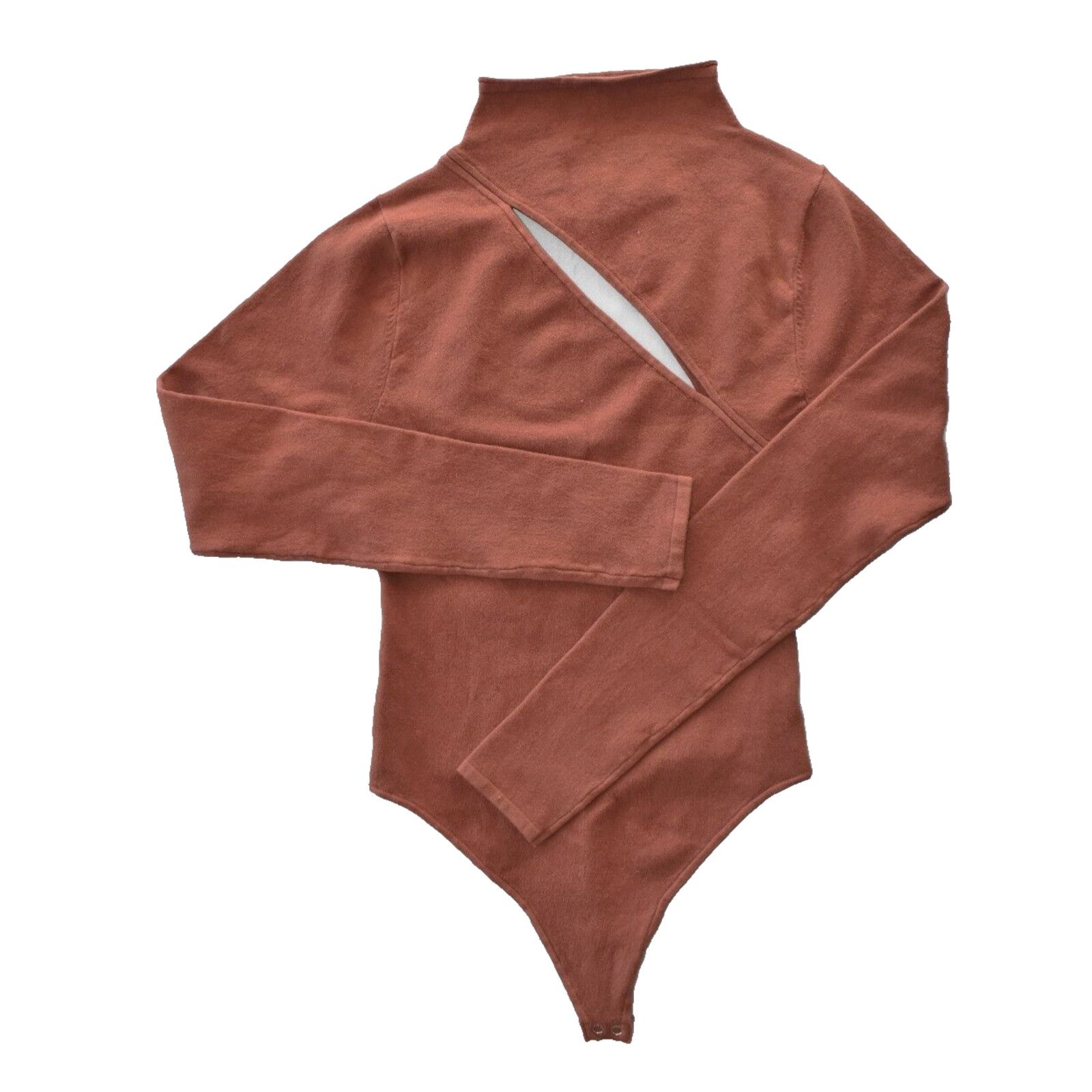 Good American NWT GOOD AMERICAN Cut Out And Play Sweater Bodysuit 2 $105 Size XS / US 0-2 / IT 36-38 - 3 Thumbnail