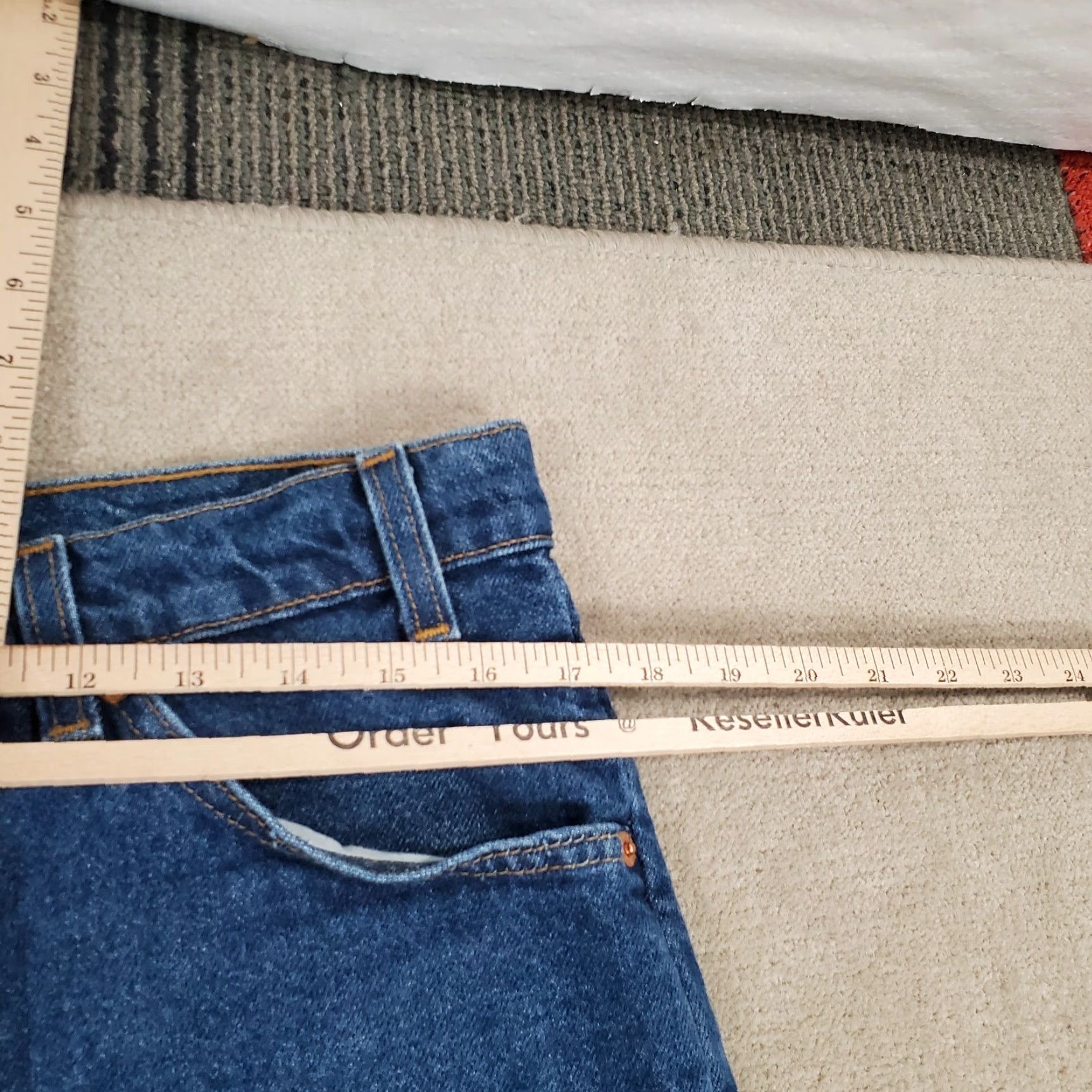 Levi's VINTAGE Levi's Jeans 517 Men's 36x36 Blue Bootcut Dark Made In USA 90s Regular Mens Size US 36 / EU 52 - 3 Thumbnail