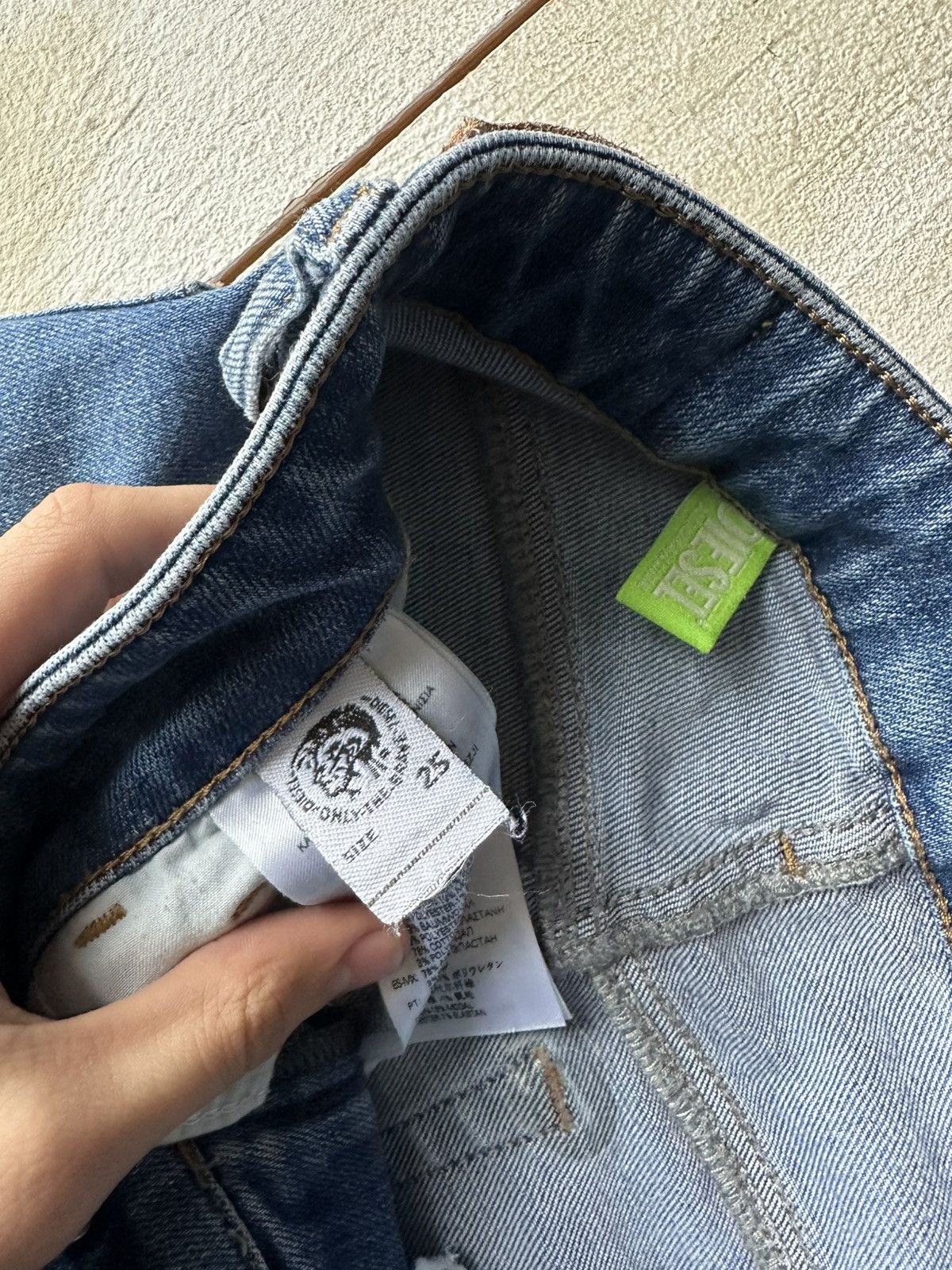 Diesel 🚨Gothic Diesel Regular Slim relax Flared Jeans Womens Size 25" / US 0 / IT 36 - 10 Thumbnail