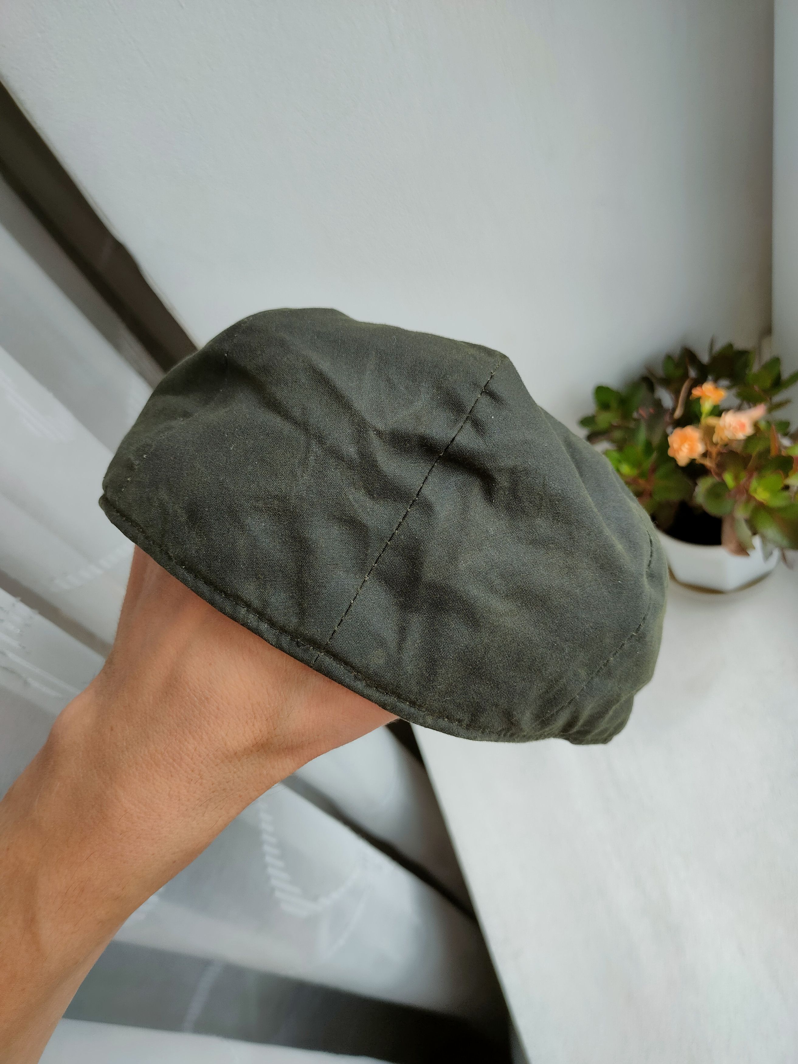 Wax London Waxed Cap Hat Wax Flat Cap Hooligan Cap Driving Baker Size ONE SIZE - 6 Thumbnail
