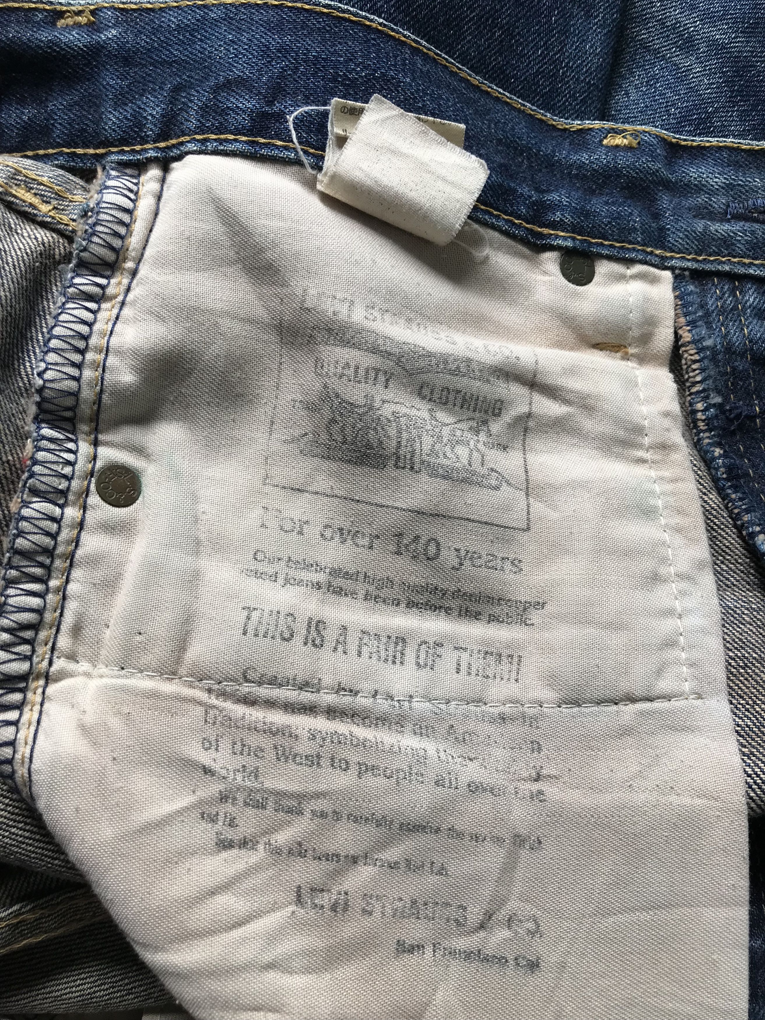 Levi's Vintage 501XX C Size US 30 / EU 46 - 12 Thumbnail