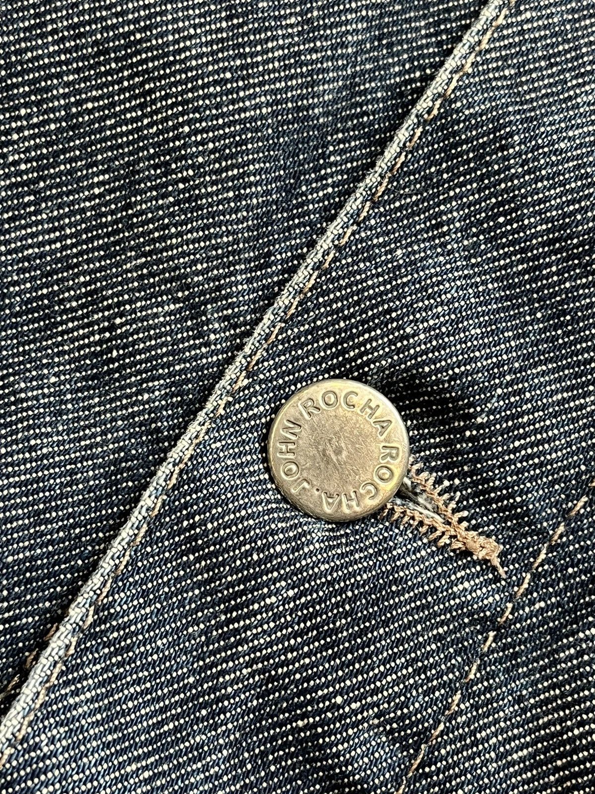 Vintage John Rocha Denim Jacket workwear Size US XL / EU 56 / 4 - 12 Thumbnail