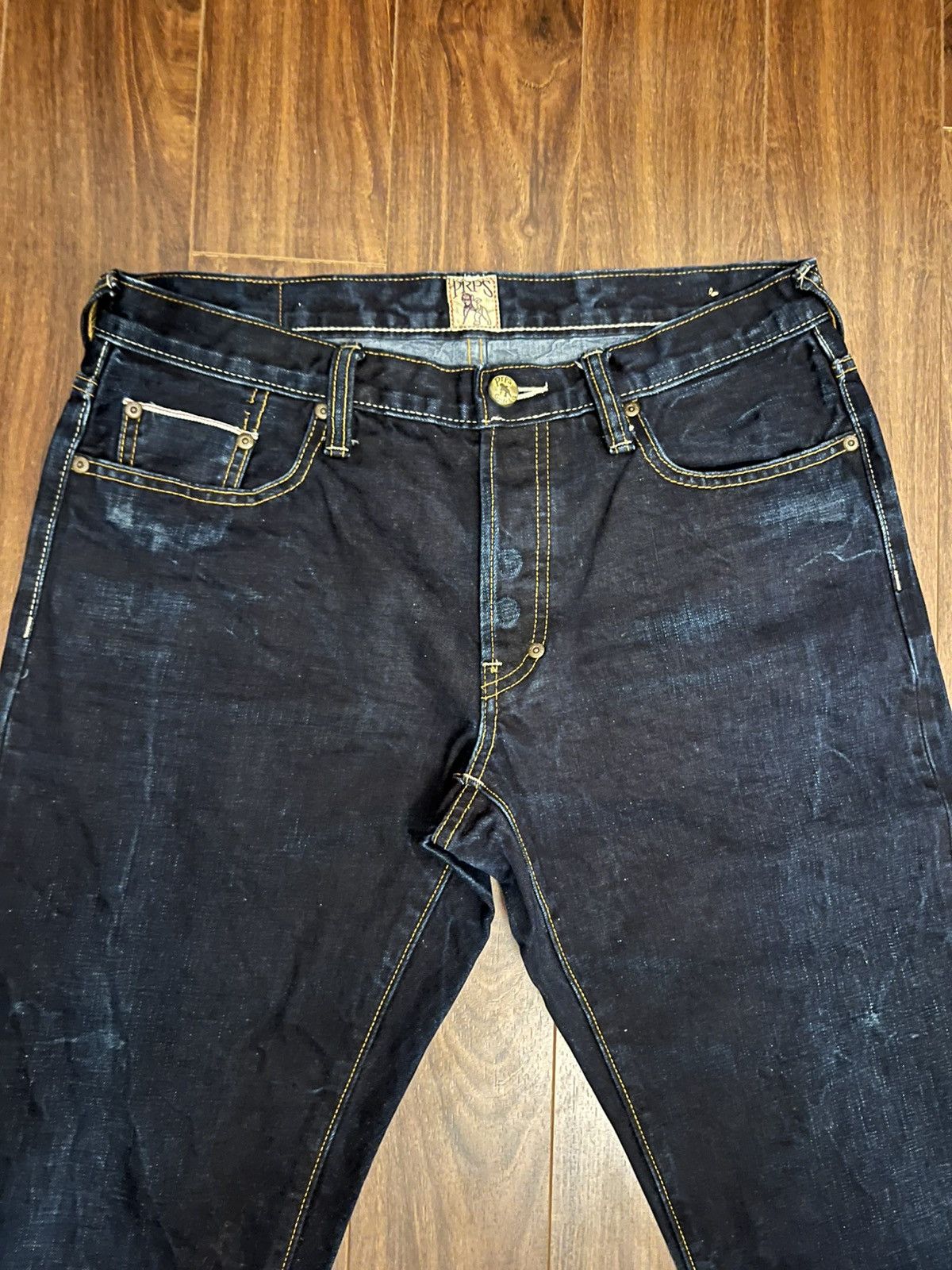 Prps Vintage PRPS Jeans Barracuda Raw Selvedge Denim Size US 31 - 4 Thumbnail