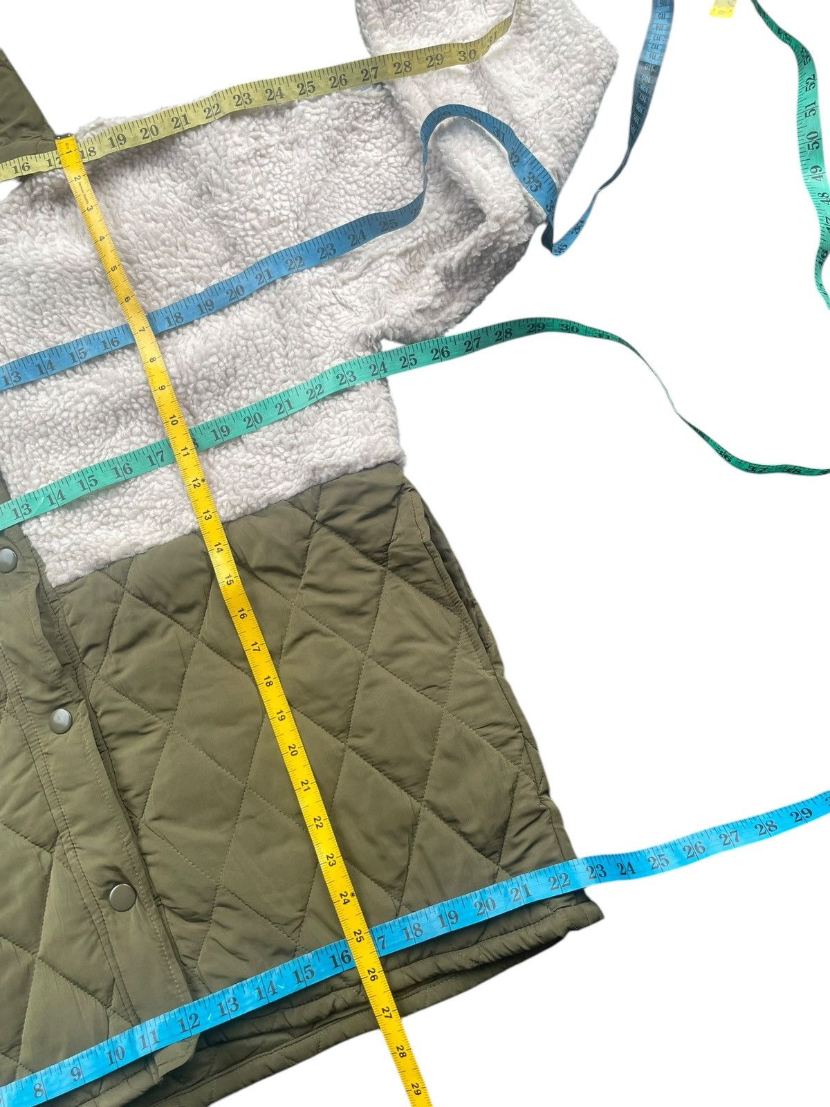 Japanese Brand Lax Dan Tia Quilted Sherpa Jacket Size US XL / EU 56 / 4 - 10 Thumbnail