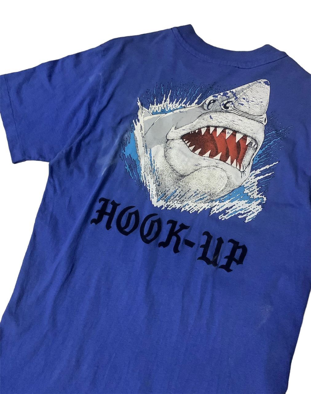 Hook-Ups × Vintage × Welcome Skateboards Vintage Hook Up Jaws TShirt Size US M / EU 48-50 / 2 - 4 Thumbnail