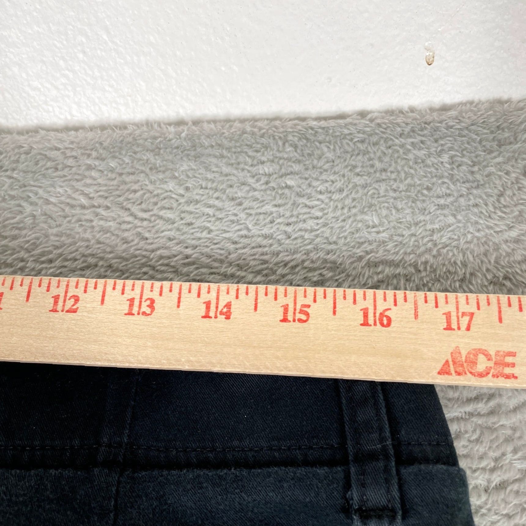 Lee Lee Chino Pants Mens 33x30 Black Flat Front Relaxed Comfort Stretch Pockets Workwear Casual 33 Inseam Regular Belt Loop Size US 33 - 7 Thumbnail