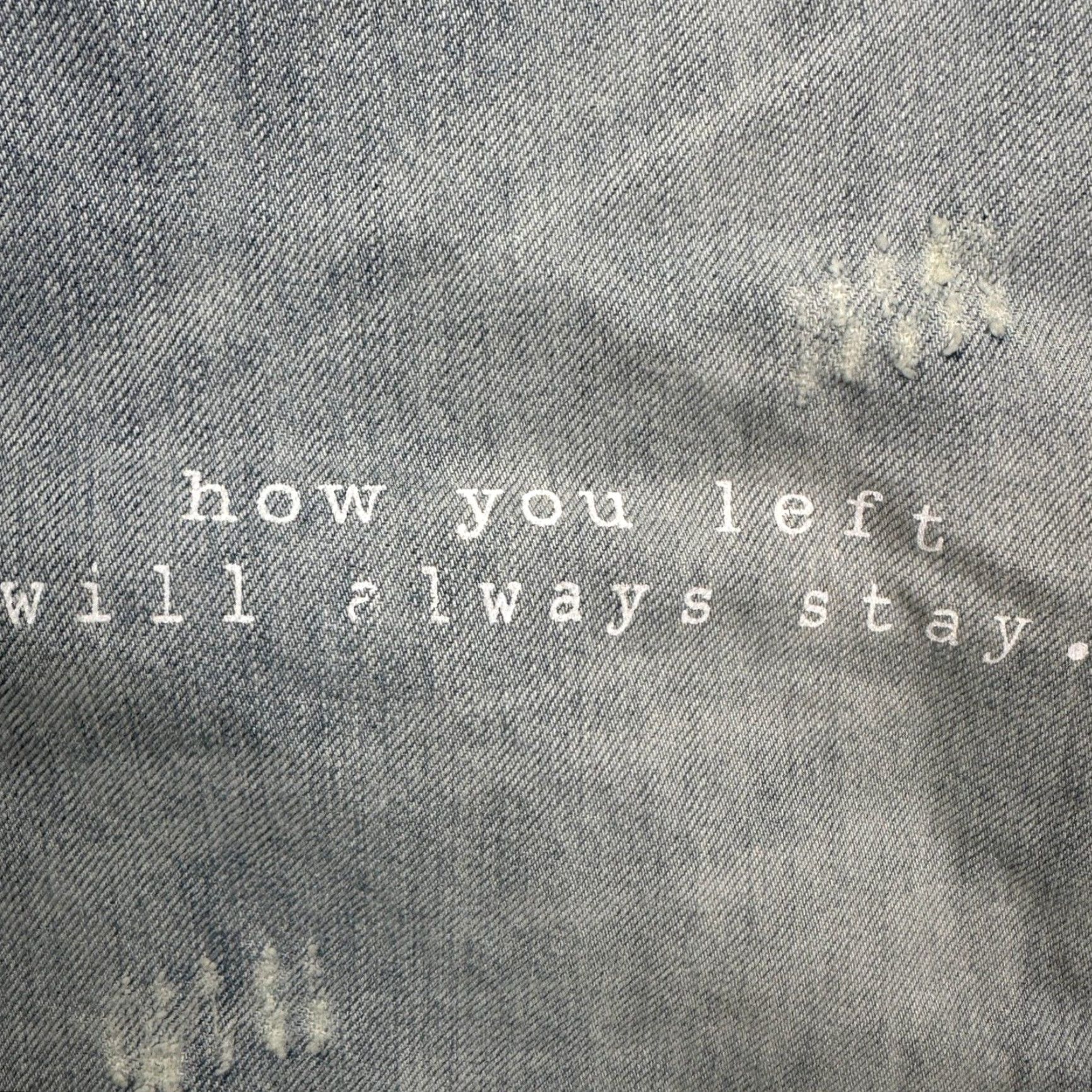 Lifted Anchors VINTAGE Lifted Anchors Jeans Mens 38 Blue Slim Straight Graphic Quote Distressed Denim Size US 38 / EU 54 - 4 Thumbnail