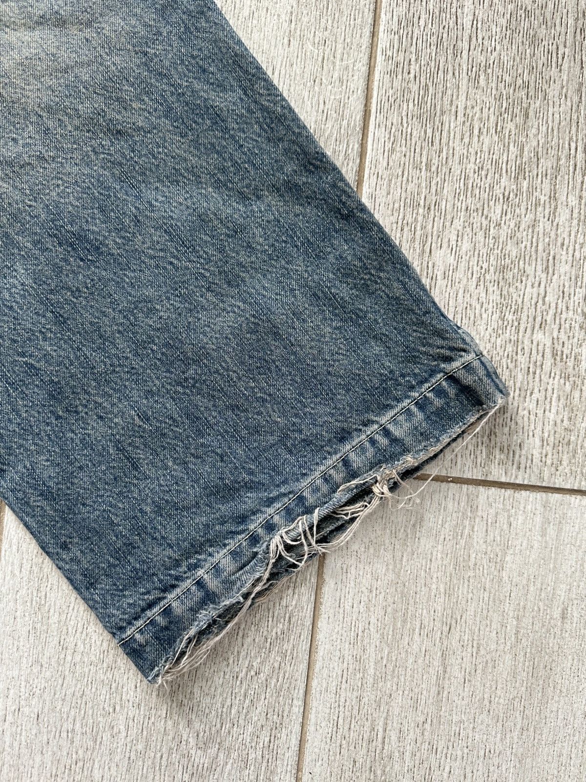 Other Vintage Y2K Clockhouse Mud Wash Denim Biker Jeans Baggy Fit Size US 36 / EU 52 - 11 Thumbnail