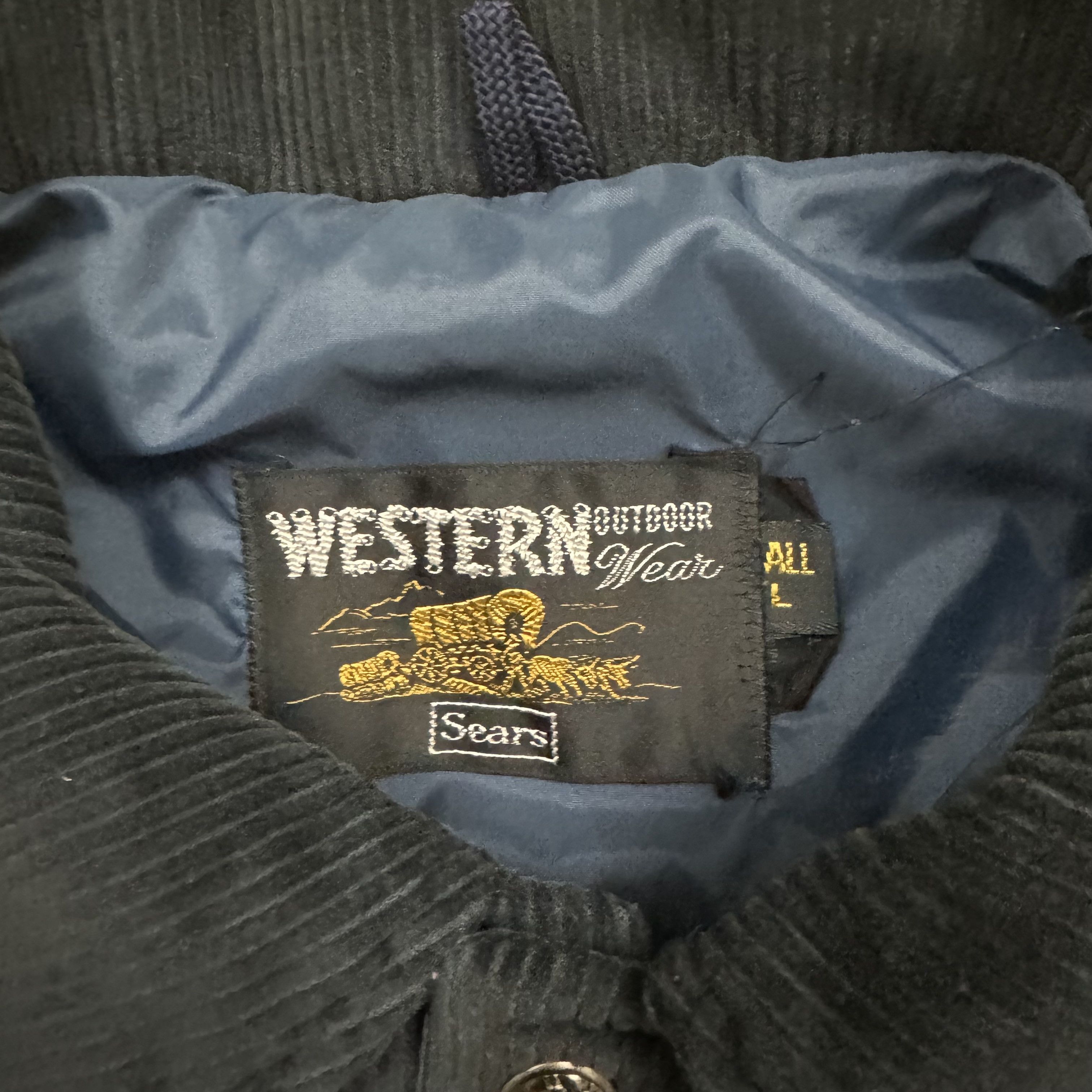Sears VTG 70s Sears Western Outdoor Wear Vest Jacket Corduroy Size US L / EU 52-54 / 3 - 2 Thumbnail