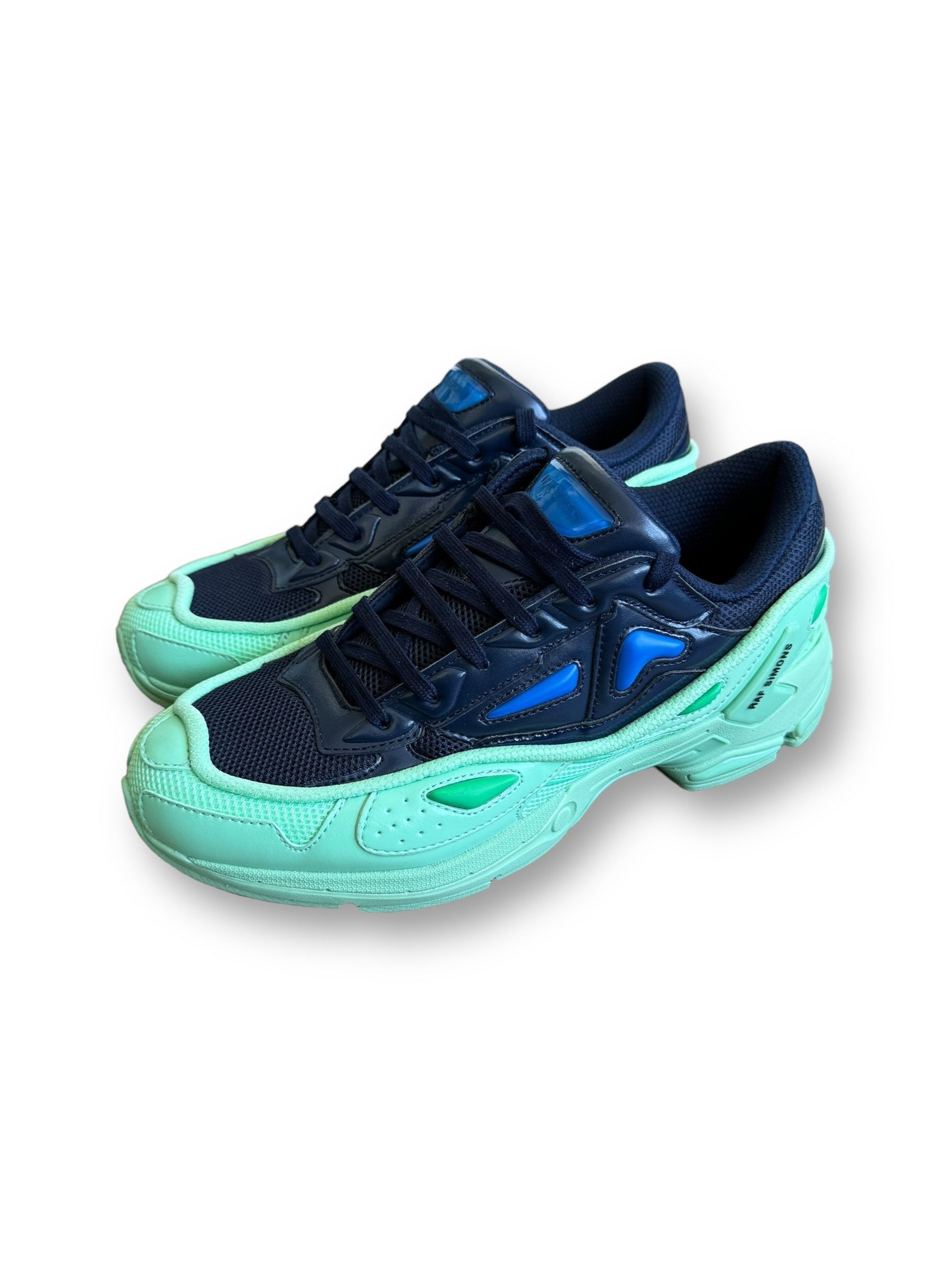 image of Raf Simons Pharaxus, Navy/mint Shoes, Men's (Size 9)