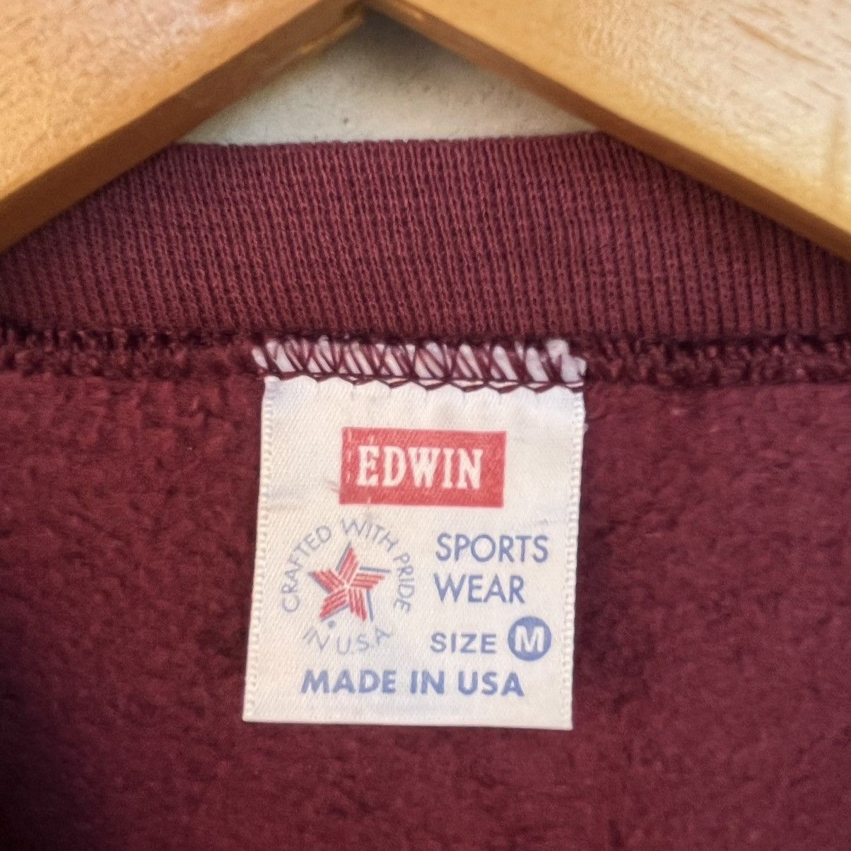Other Vintage Burgundy Crewneck Sweatshirt Pullover Jumper Size L Size US L / EU 52-54 / 3 - 8 Thumbnail
