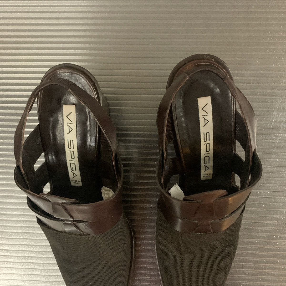Other Via Spiga brown sling back heels 8 AA Size US 8 / IT 38 - 2 Thumbnail